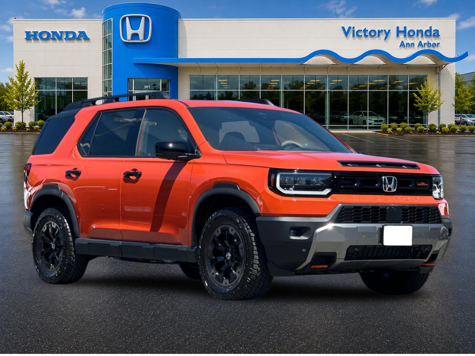 New 2026 Sunset Orange Honda TrailSport Elite image 3
