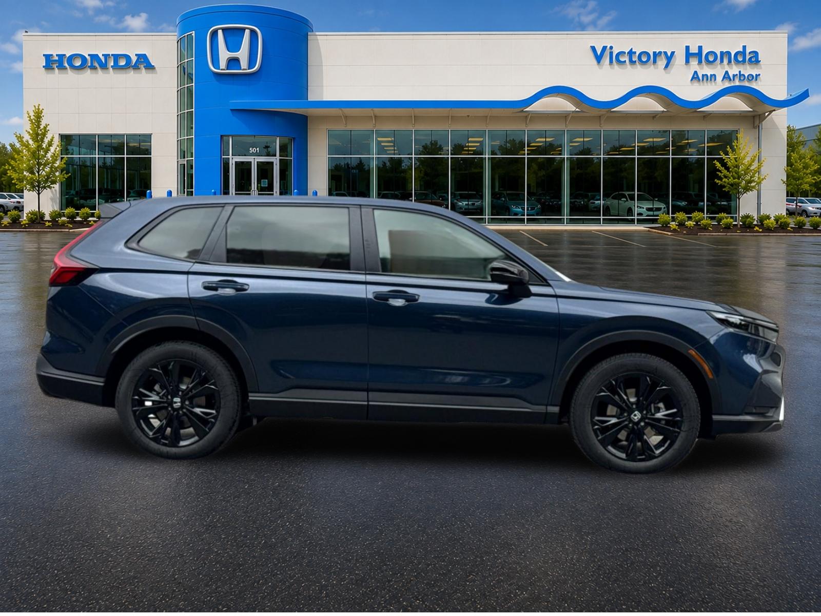 New 2027 Canyon River Blue Metallic Honda Sport Touring Hybrid AWD image 4