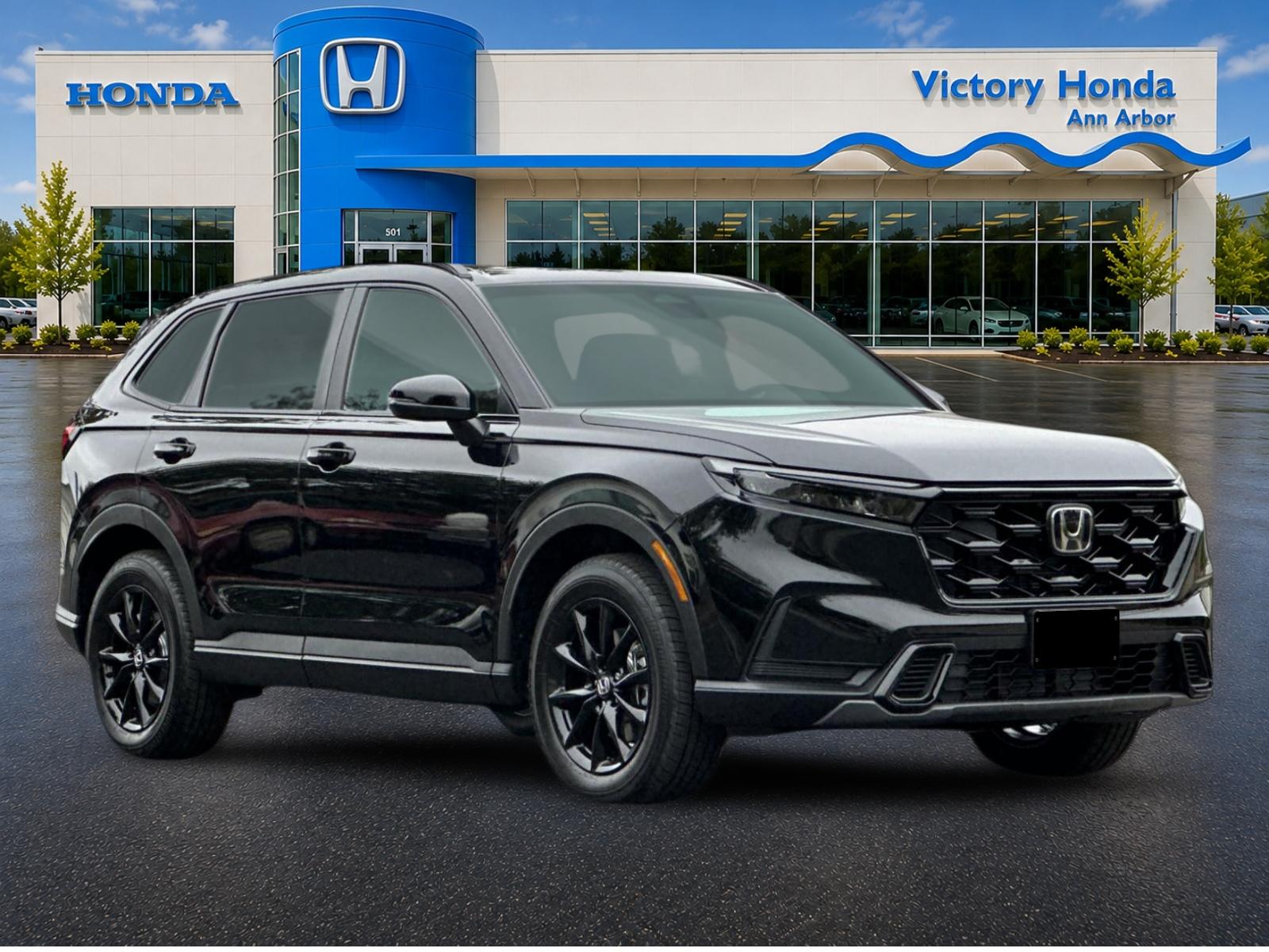New 2027 Crystal Black Pearl Honda Sport Hybrid AWD image 3