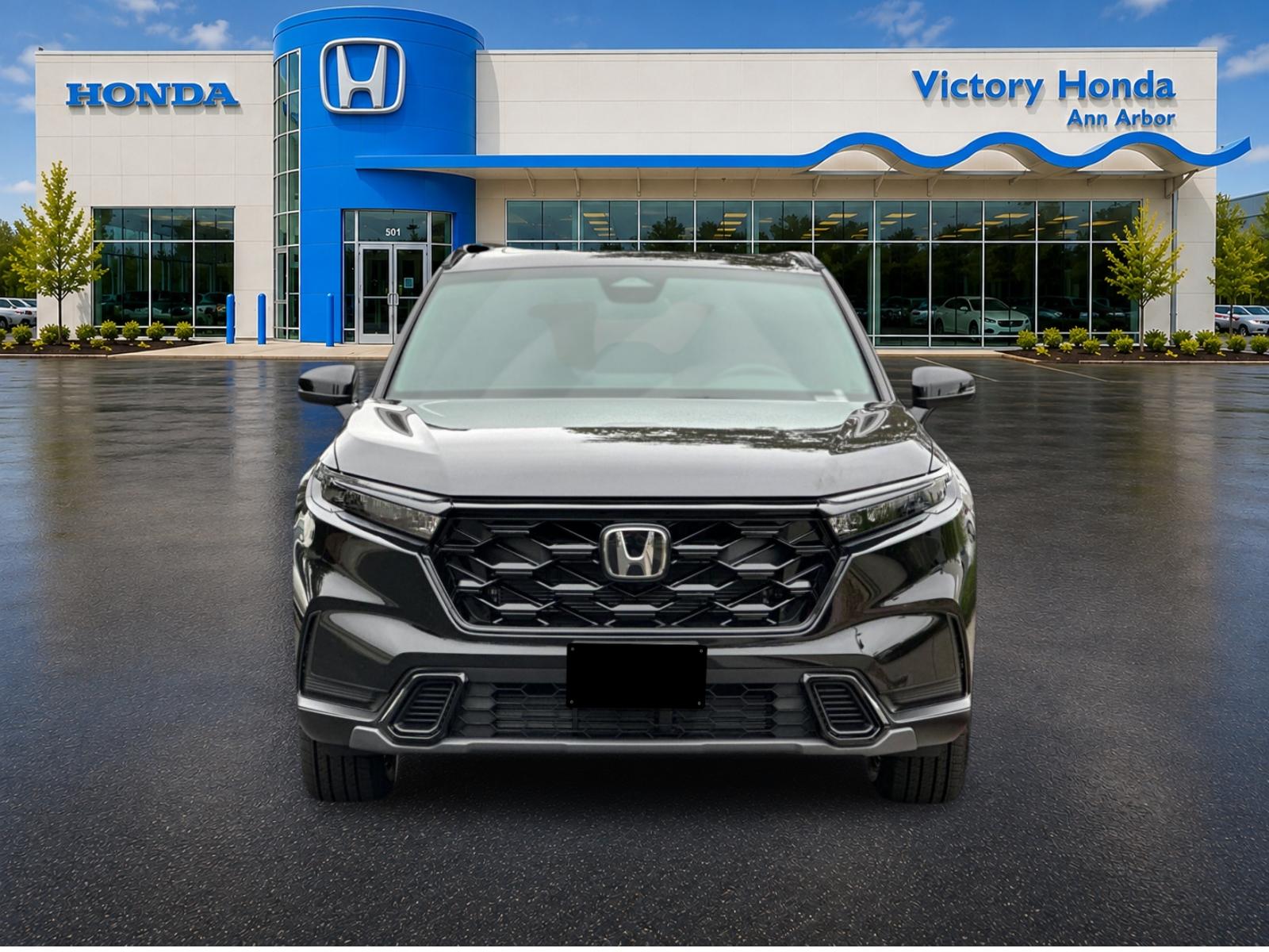 New 2027 Crystal Black Pearl Honda Sport Hybrid AWD image 2