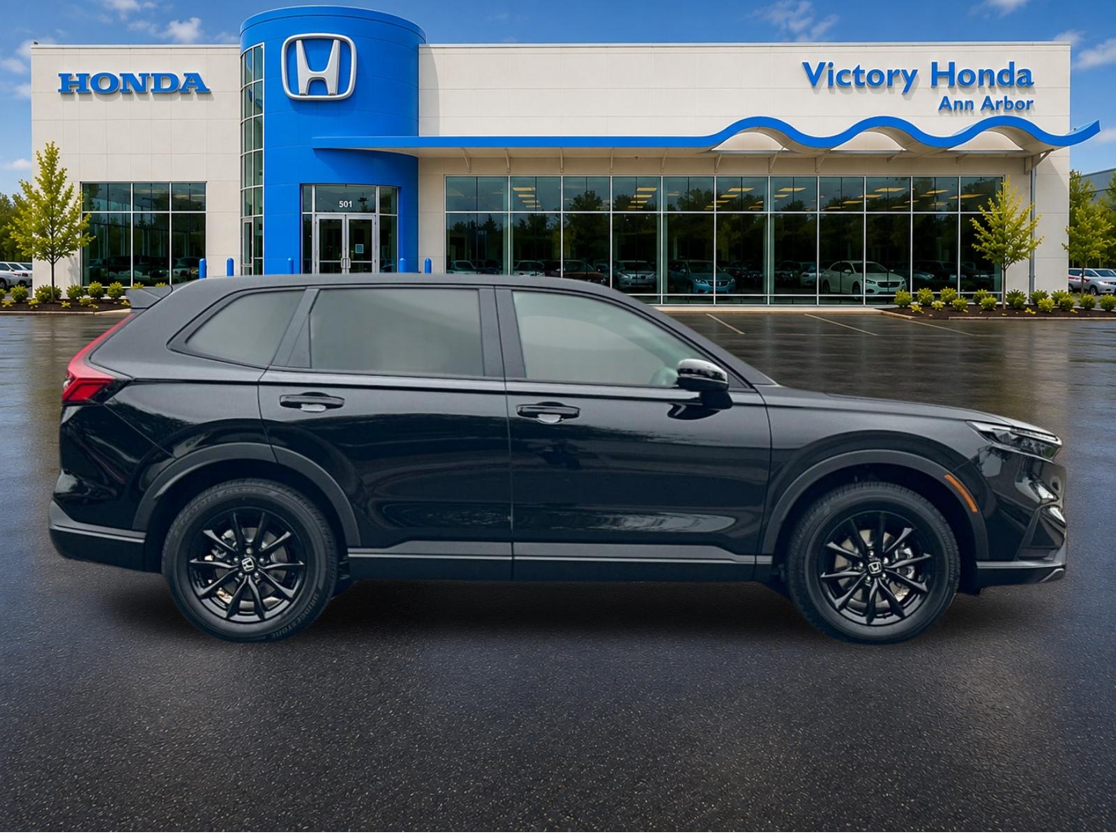 New 2027 Crystal Black Pearl Honda Sport Hybrid AWD image 4