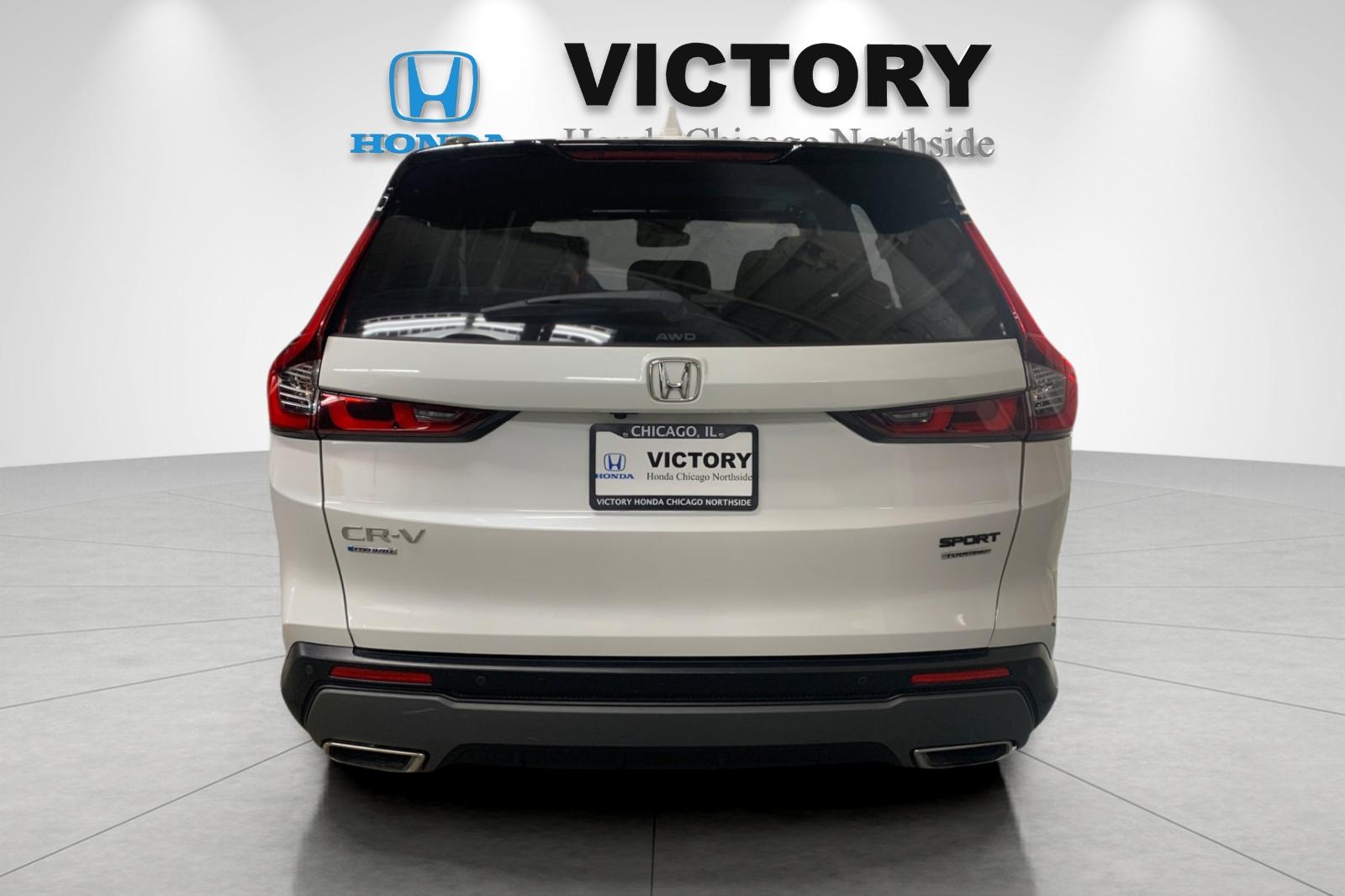 Certified Used 2025 Platinum White Pearl Honda HYBRID AWD SP TRG image 5