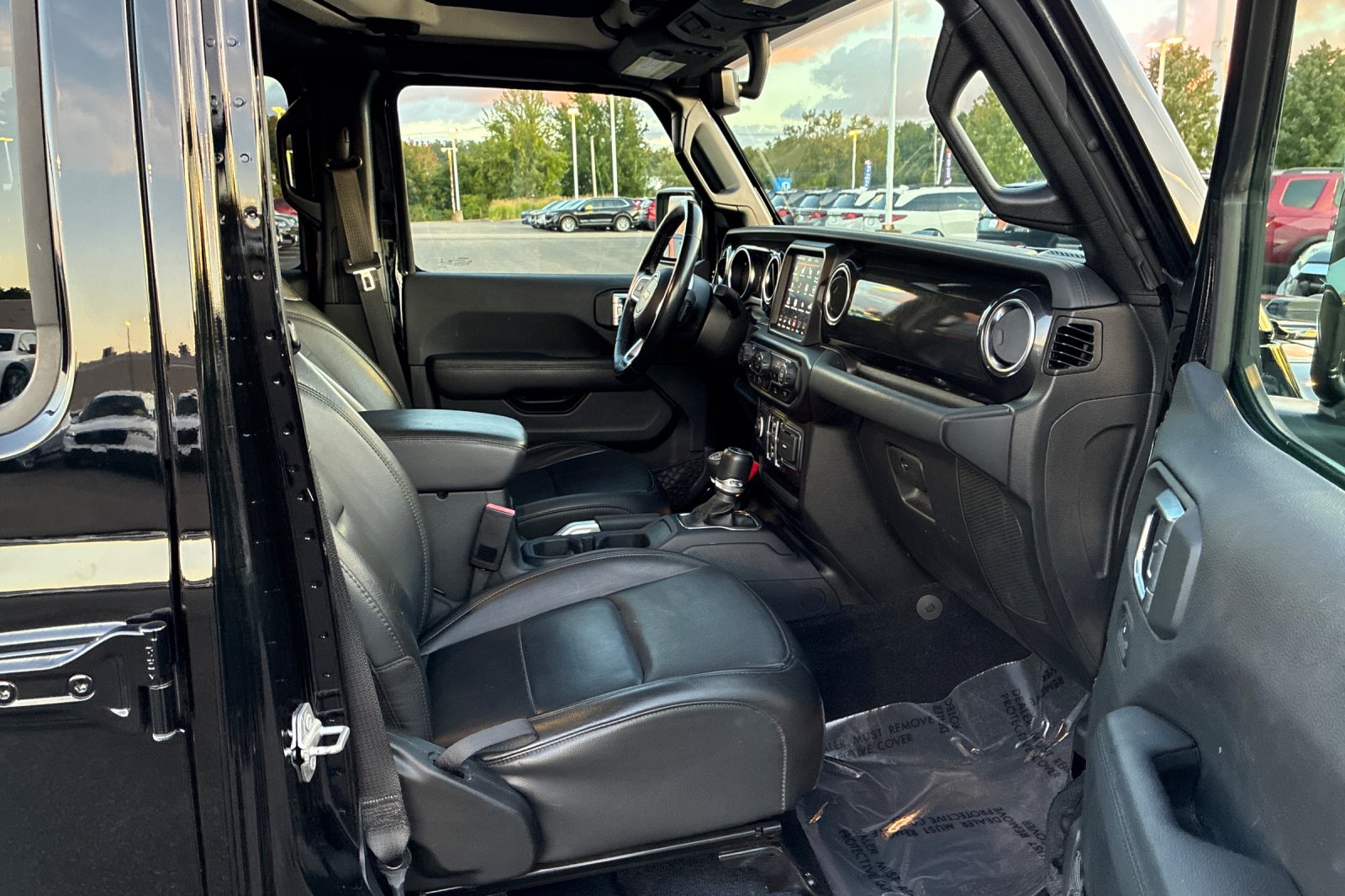 Used 2022 Black Clearcoat Jeep Unlimited Sahara Altitude image 22