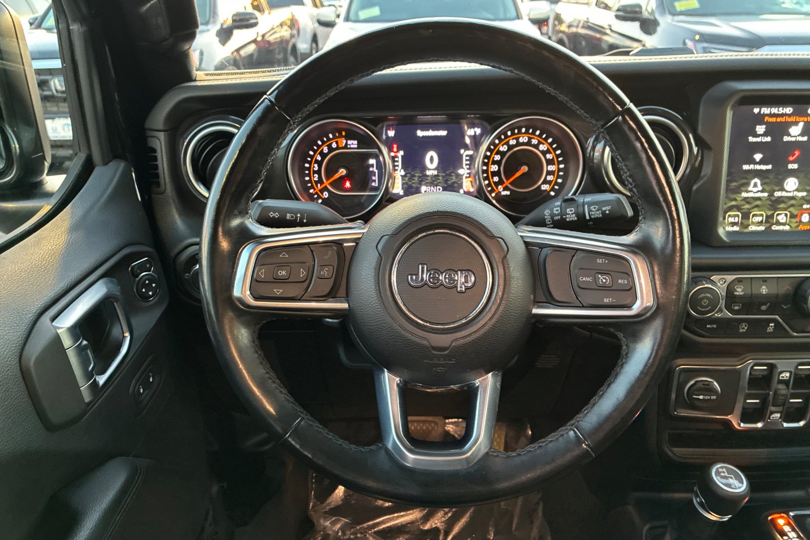 Used 2022 Black Clearcoat Jeep Unlimited Sahara Altitude image 32