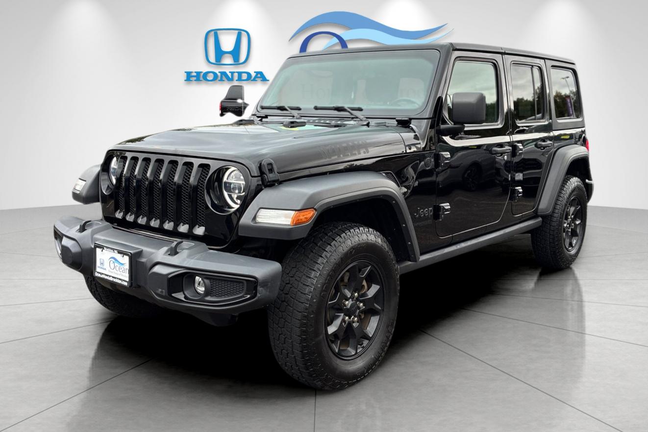 Used 2022 Black Clearcoat Jeep Unlimited Willys image 7