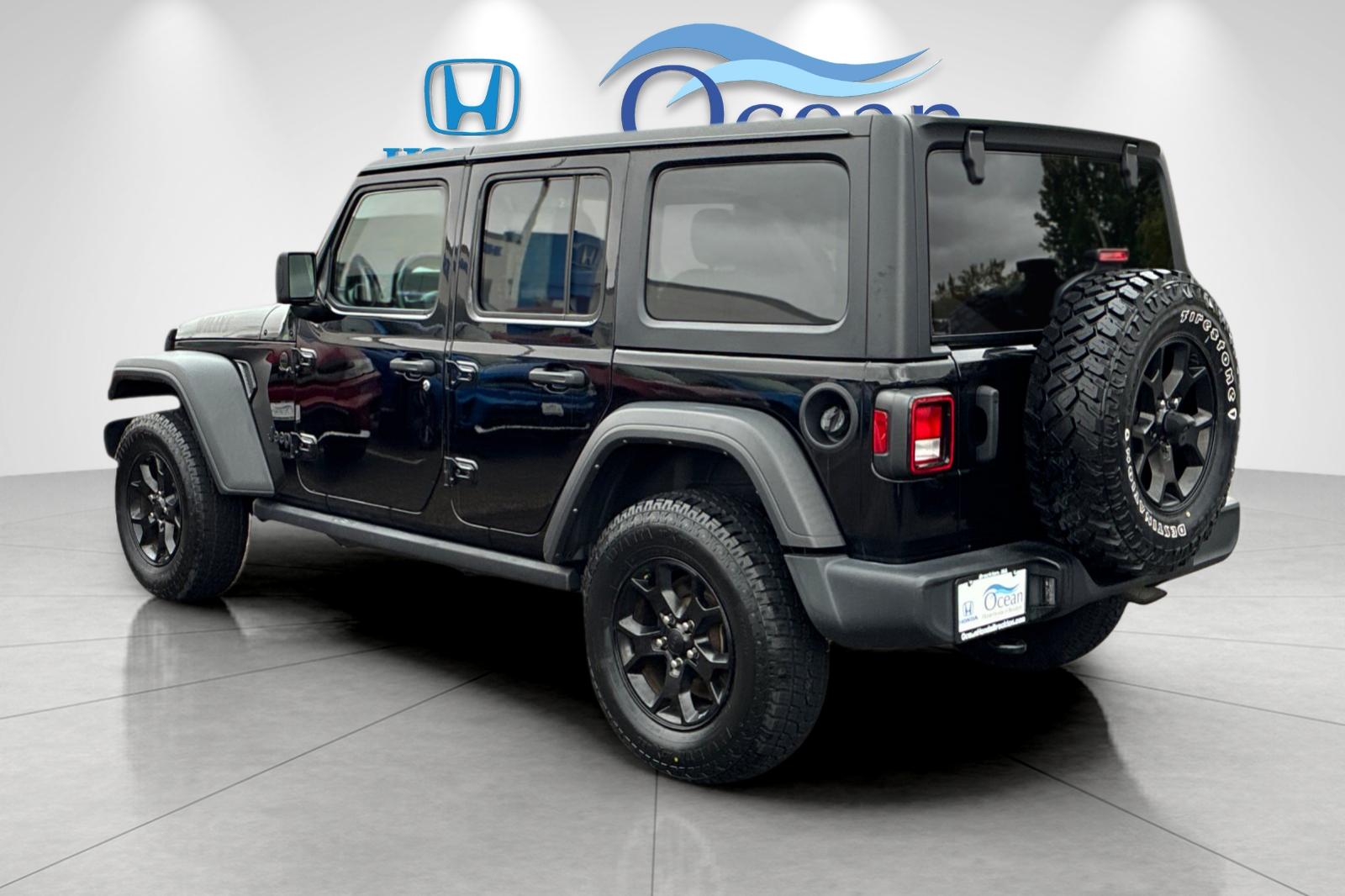 Used 2022 Black Clearcoat Jeep Unlimited Willys image 5
