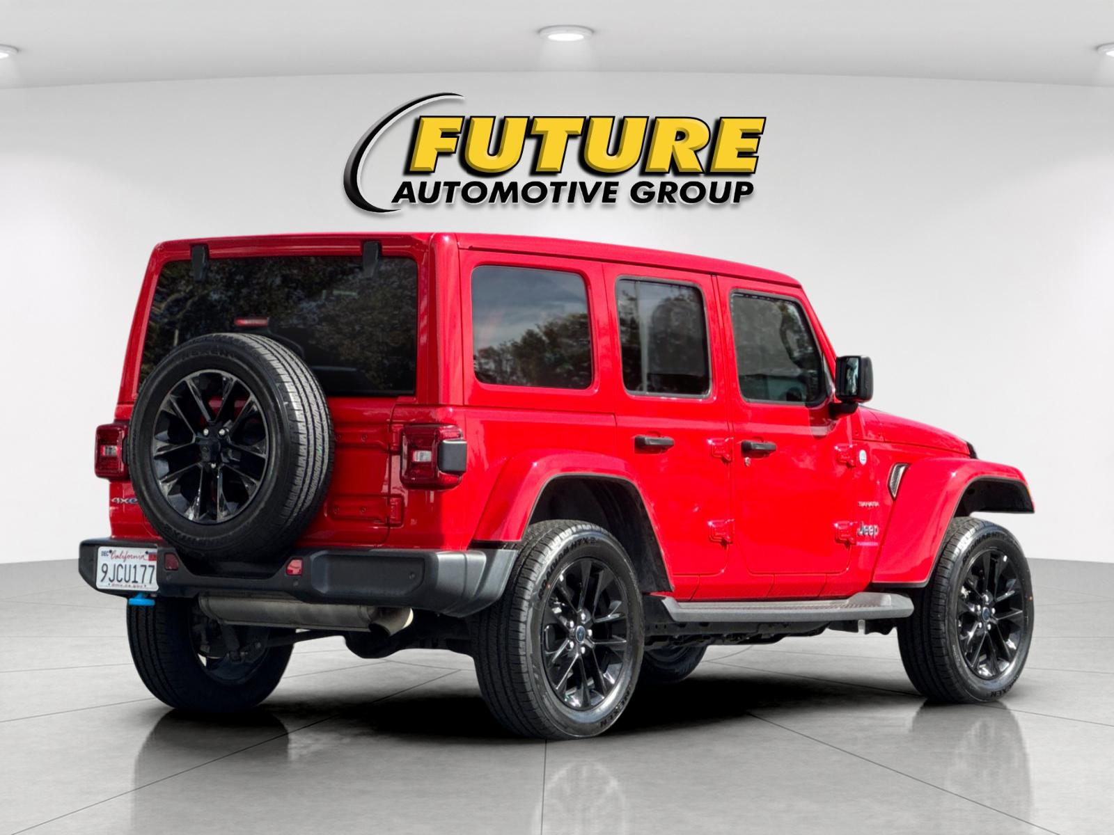 Used 2024 Red Jeep Sahara 4xe image 3