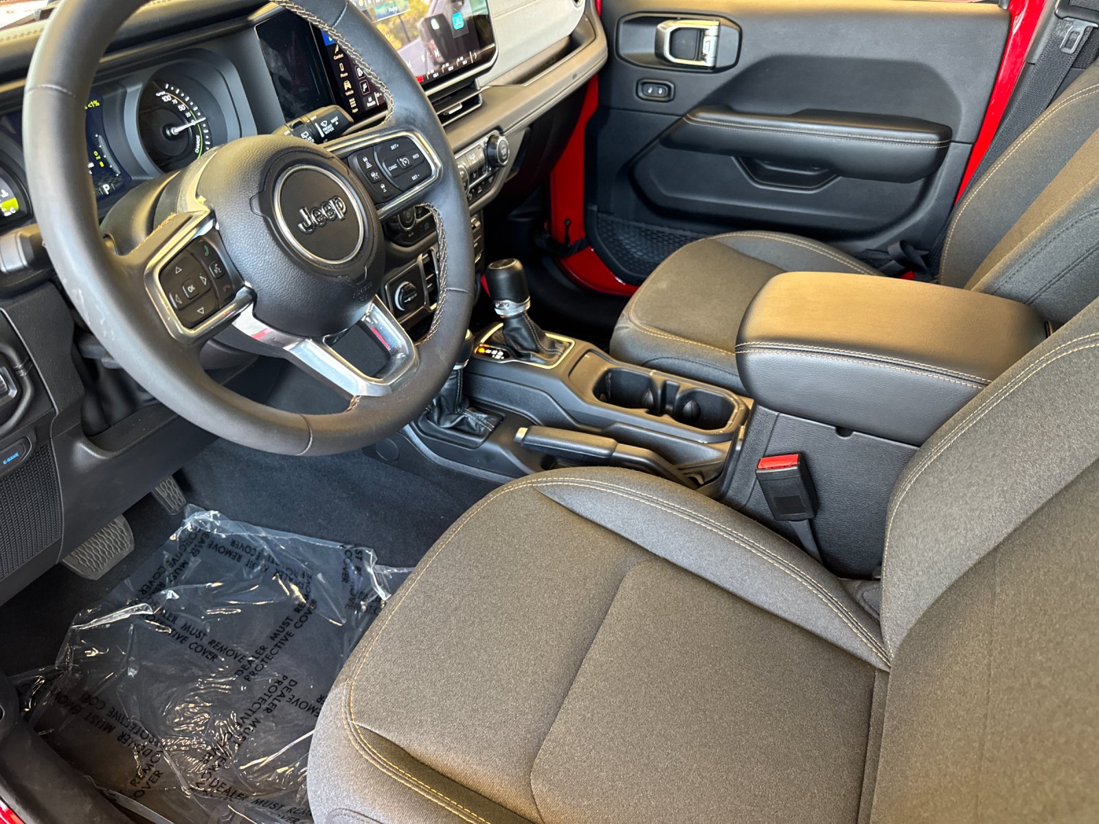Used 2024 Red Jeep Sahara 4xe image 9