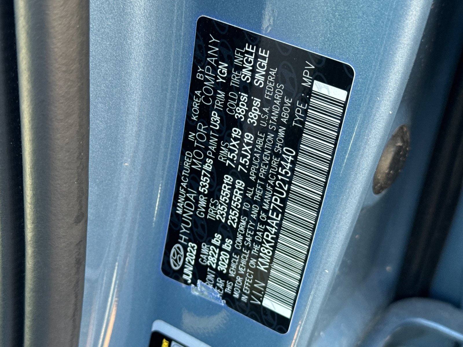 Used 2023 Blue Hyundai Limited image 28