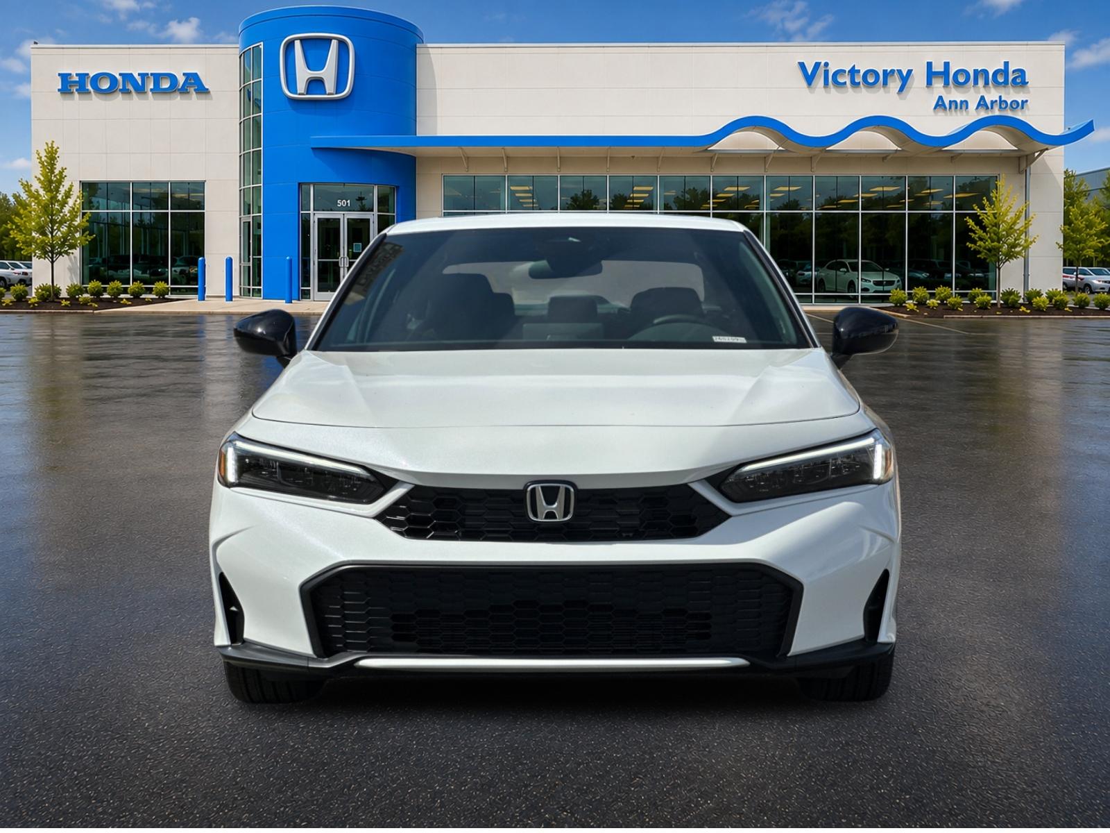 New 2026 Platinum White Pearl Honda 2WD Sport Hybrid image 2