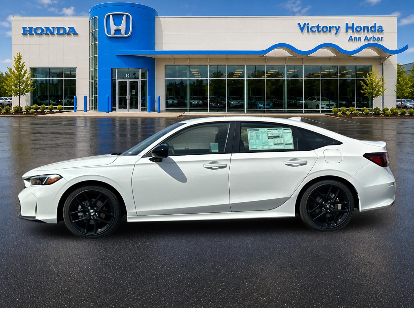 New 2026 Platinum White Pearl Honda 2WD Sport Hybrid image 8