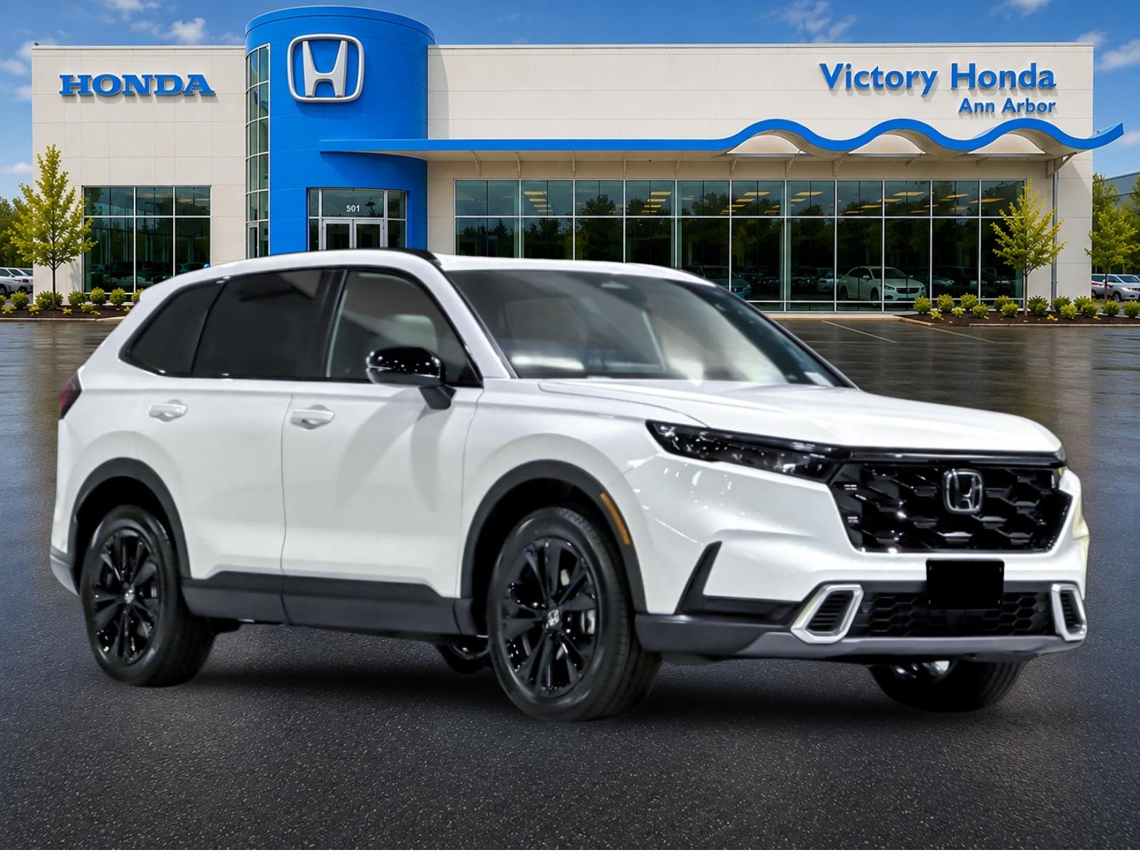 New 2027 Platinum White Pearl Honda Sport Touring Hybrid AWD image 3