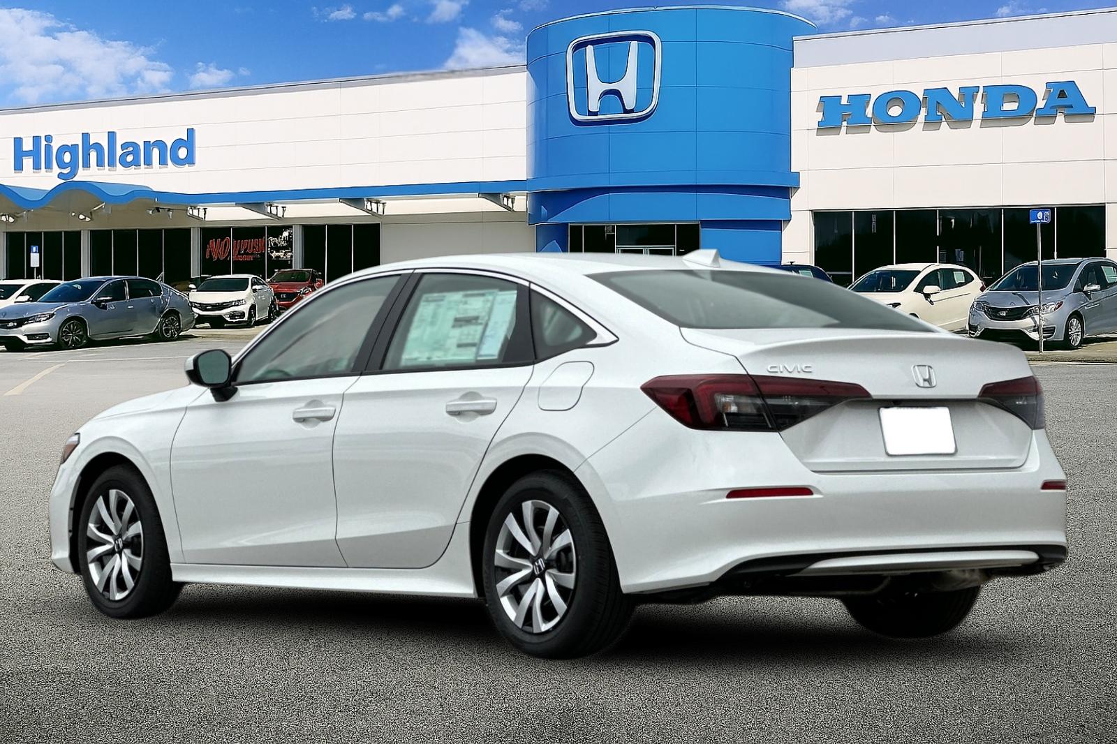 New 2026 Platinum White Pearl Honda 2WD LX image 3
