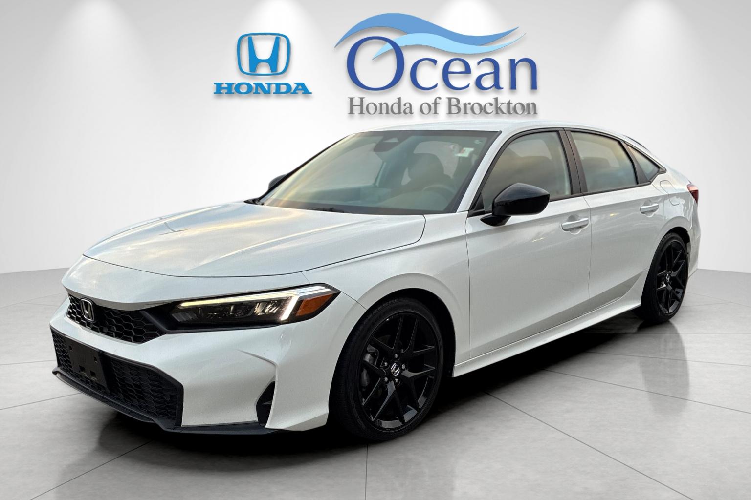Used 2025 Platinum White Pearl Honda Sport image 5