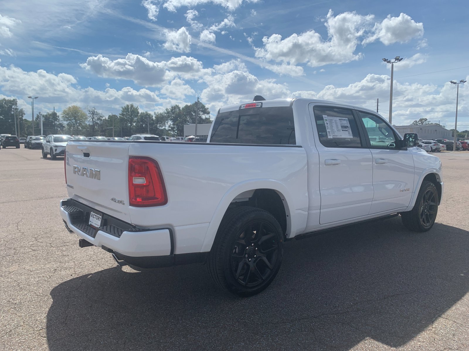 New 2027 Bright White Clear-Coat Exterior Paint RAM Laramie image 4