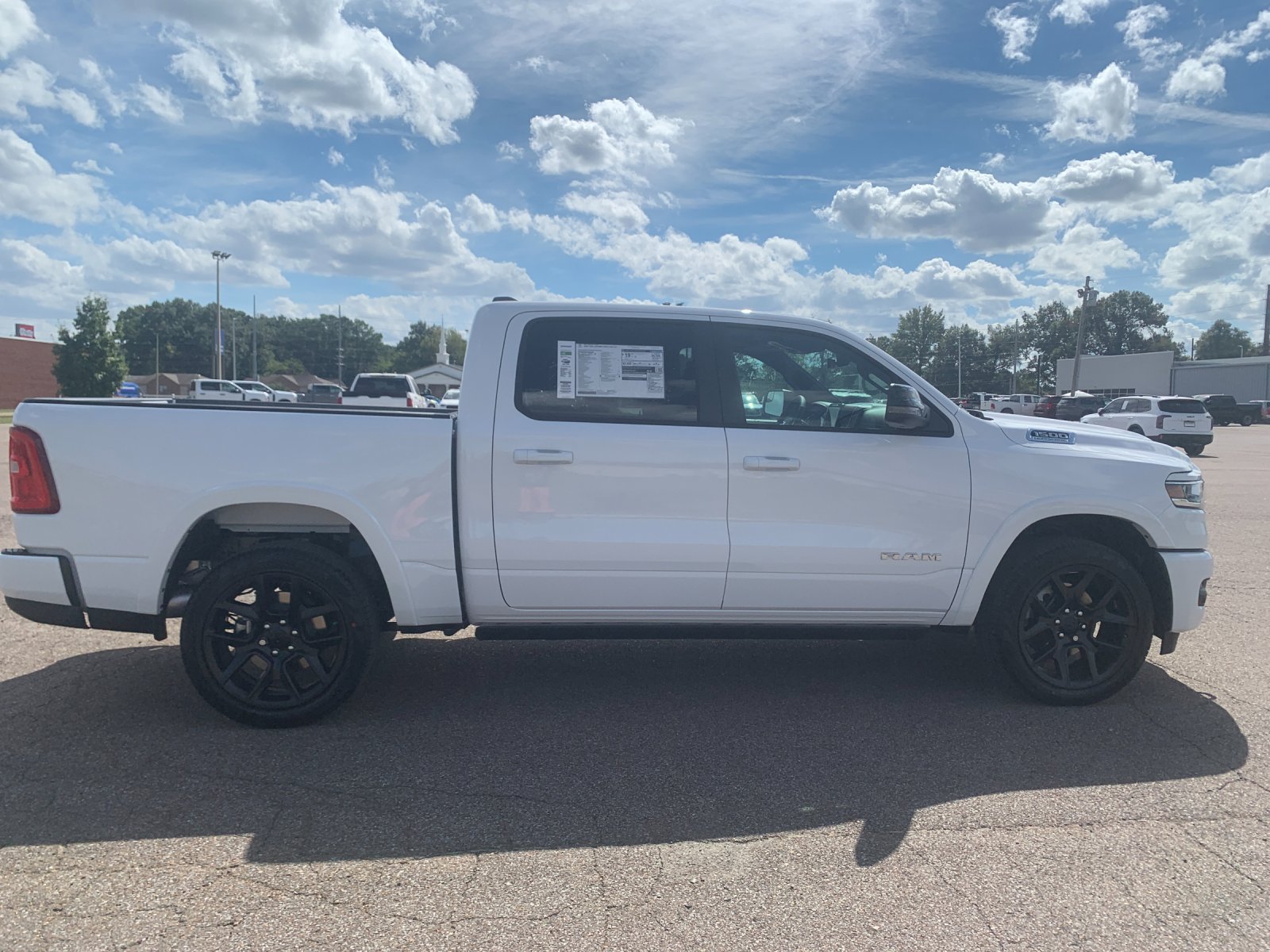 New 2027 Bright White Clear-Coat Exterior Paint RAM Laramie image 3