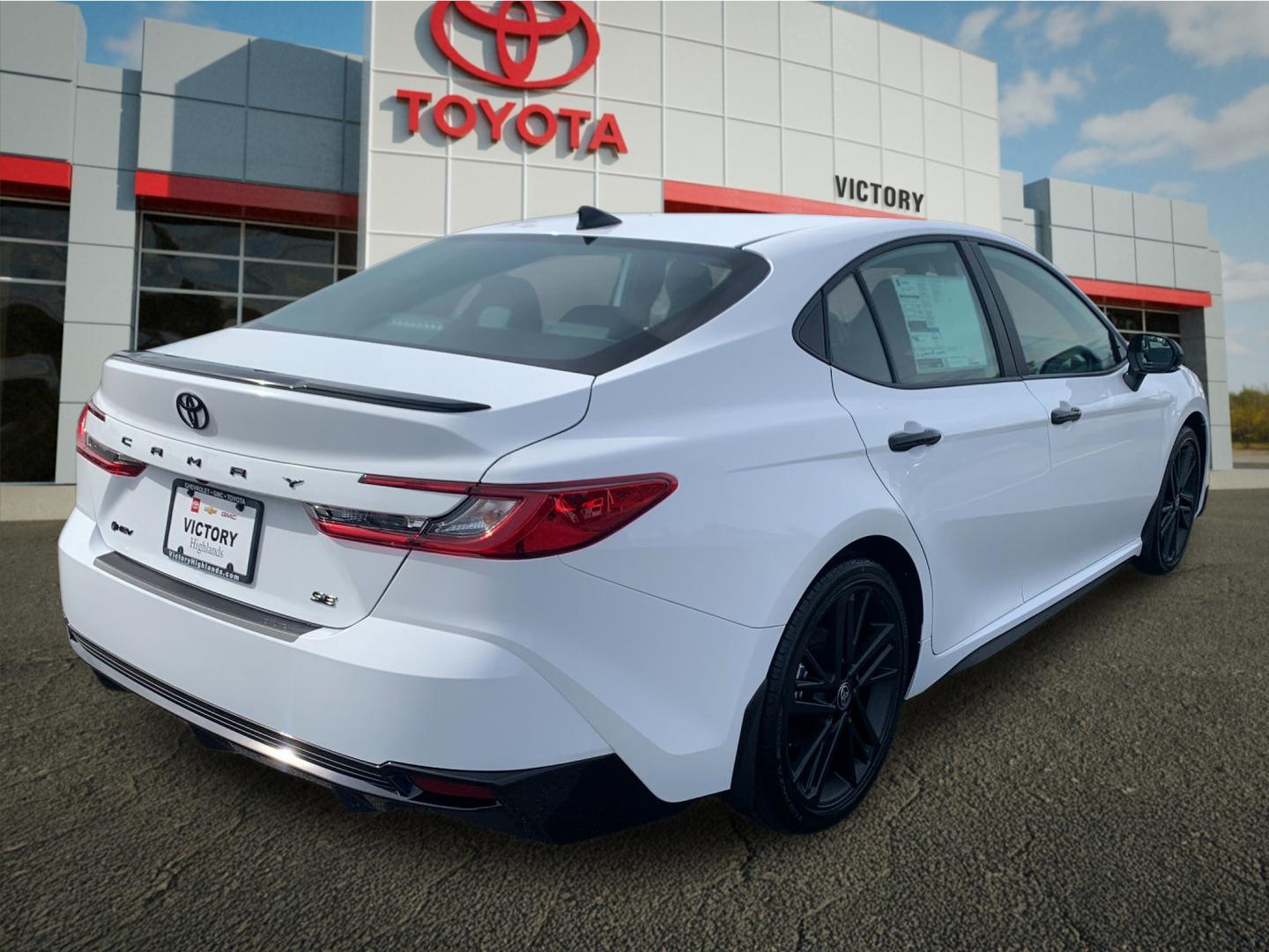 New 2026 White Toyota SE Nightshade image 3