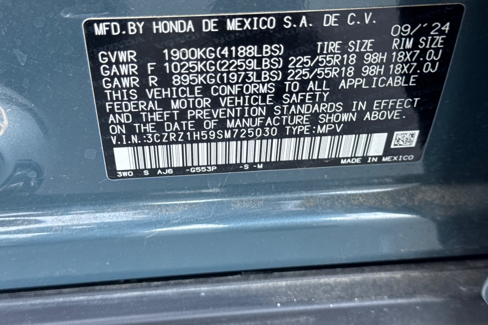 Certified Used 2025 Nordic Forest Pearl Honda Sport image 12