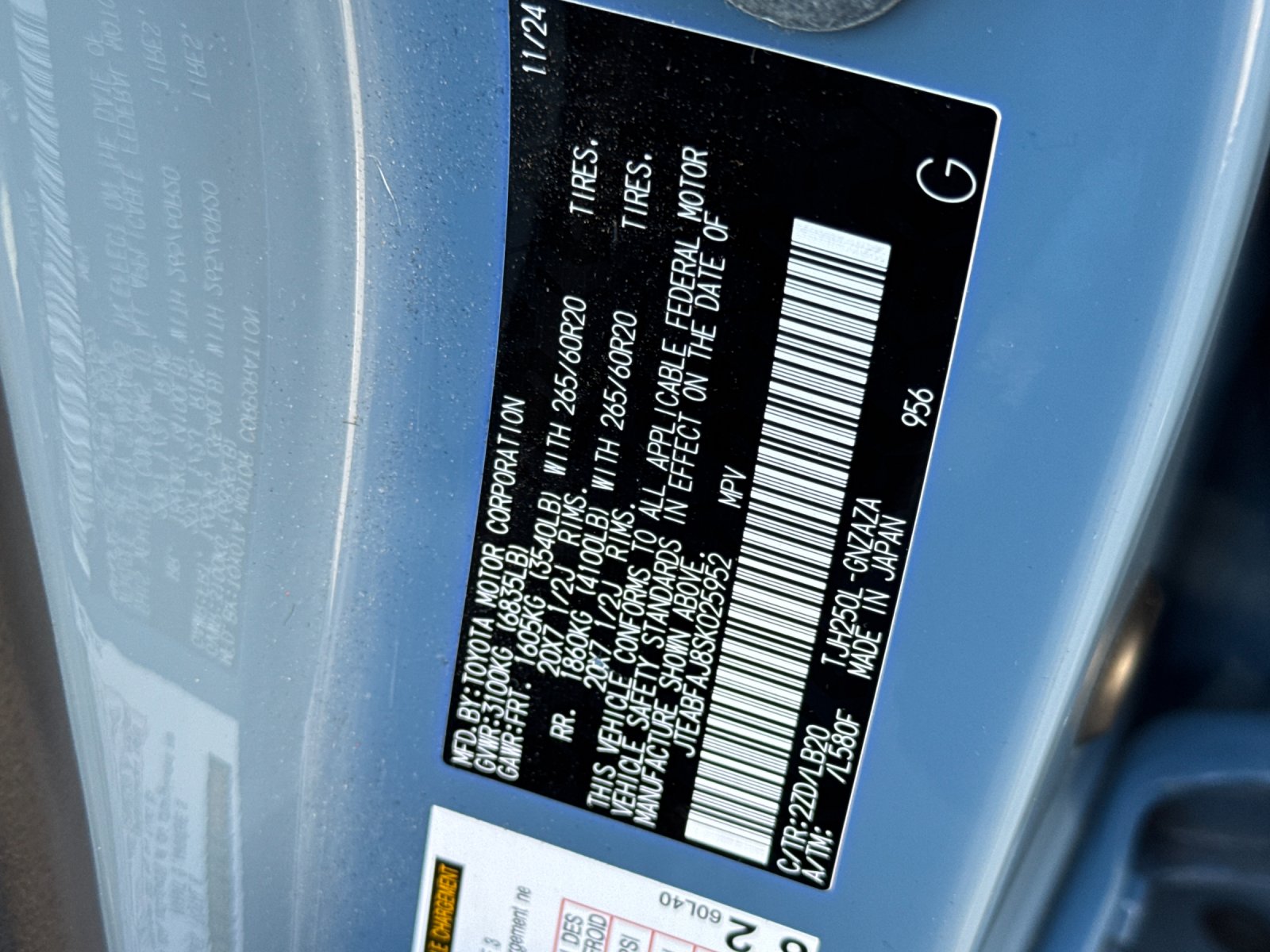 Used 2025 Blue Toyota Base image 27