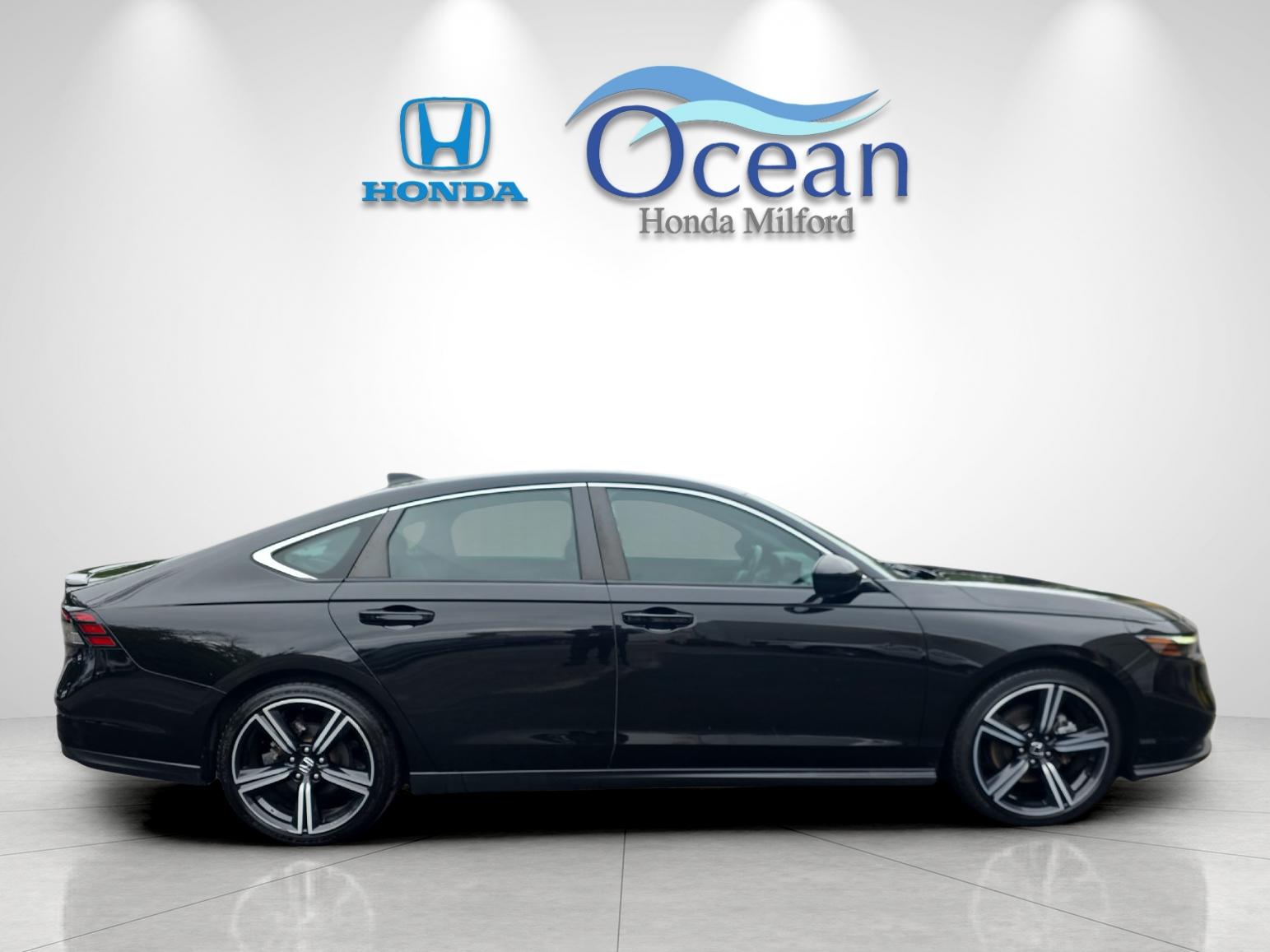 Used 2023 Crystal Black Pearl Honda Sport image 2