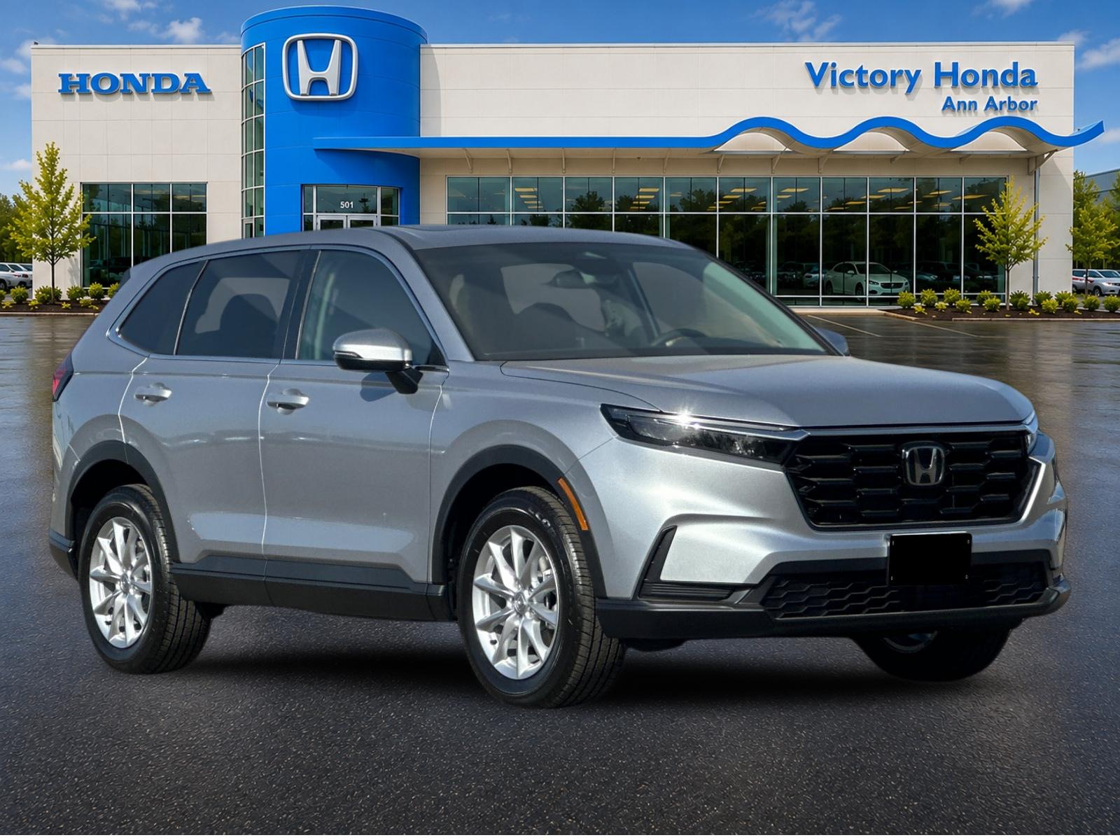 New 2027 Platinum White Pearl Honda EX AWD image 3