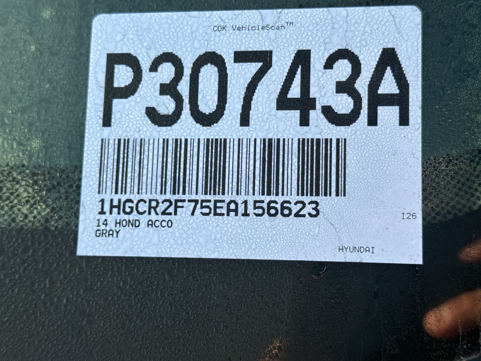 Used 2014 Gray Honda EX image 2
