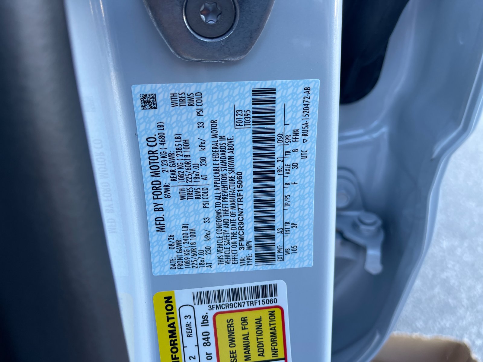 New 2026 White Ford Outer Banks image 34