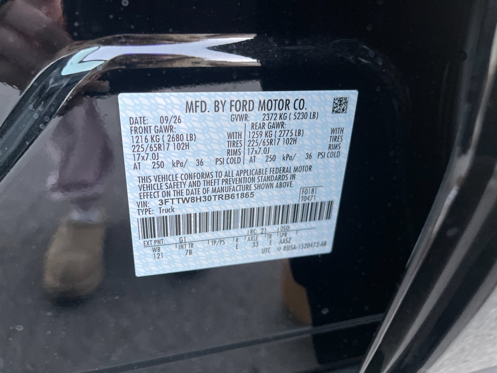 New 2026 Black Ford XLT image 32