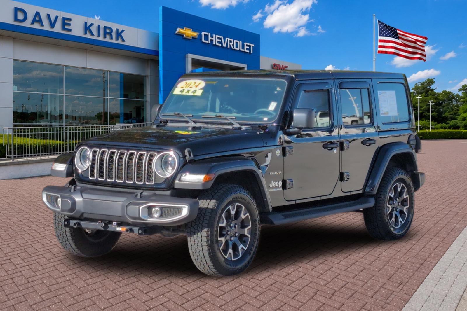 Used 2024 Black Jeep Sahara image 7
