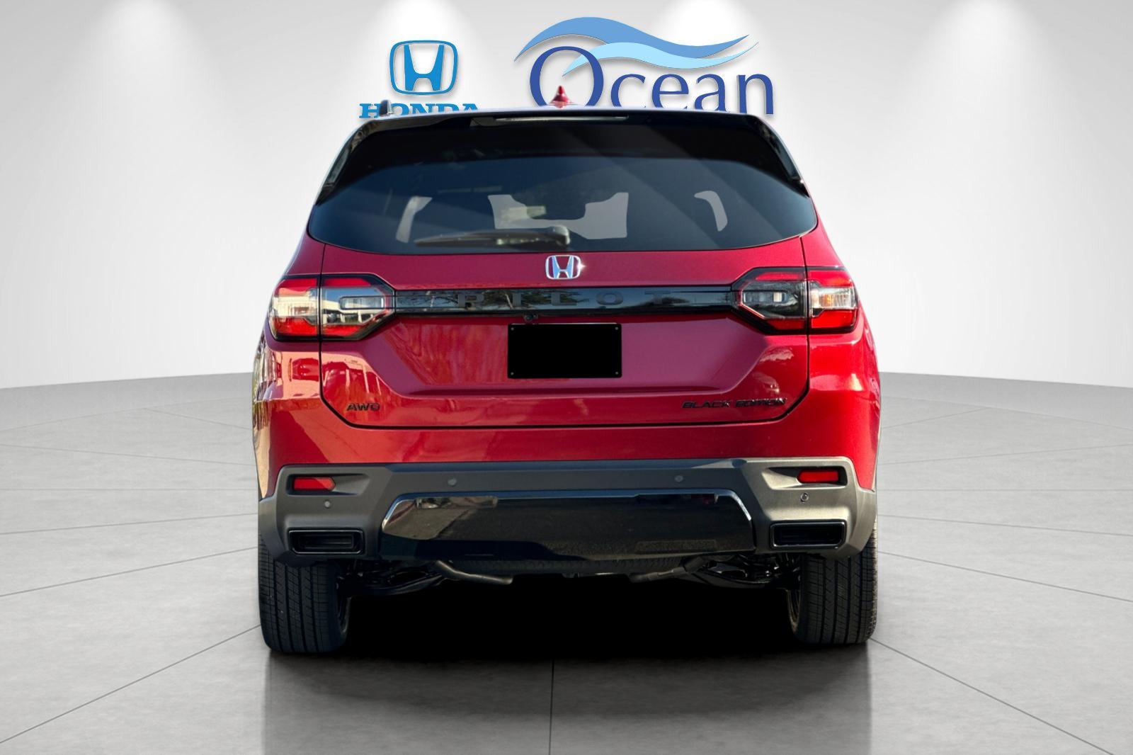 New 2026 Radiant Red Metallic II Honda Black Edition image 4