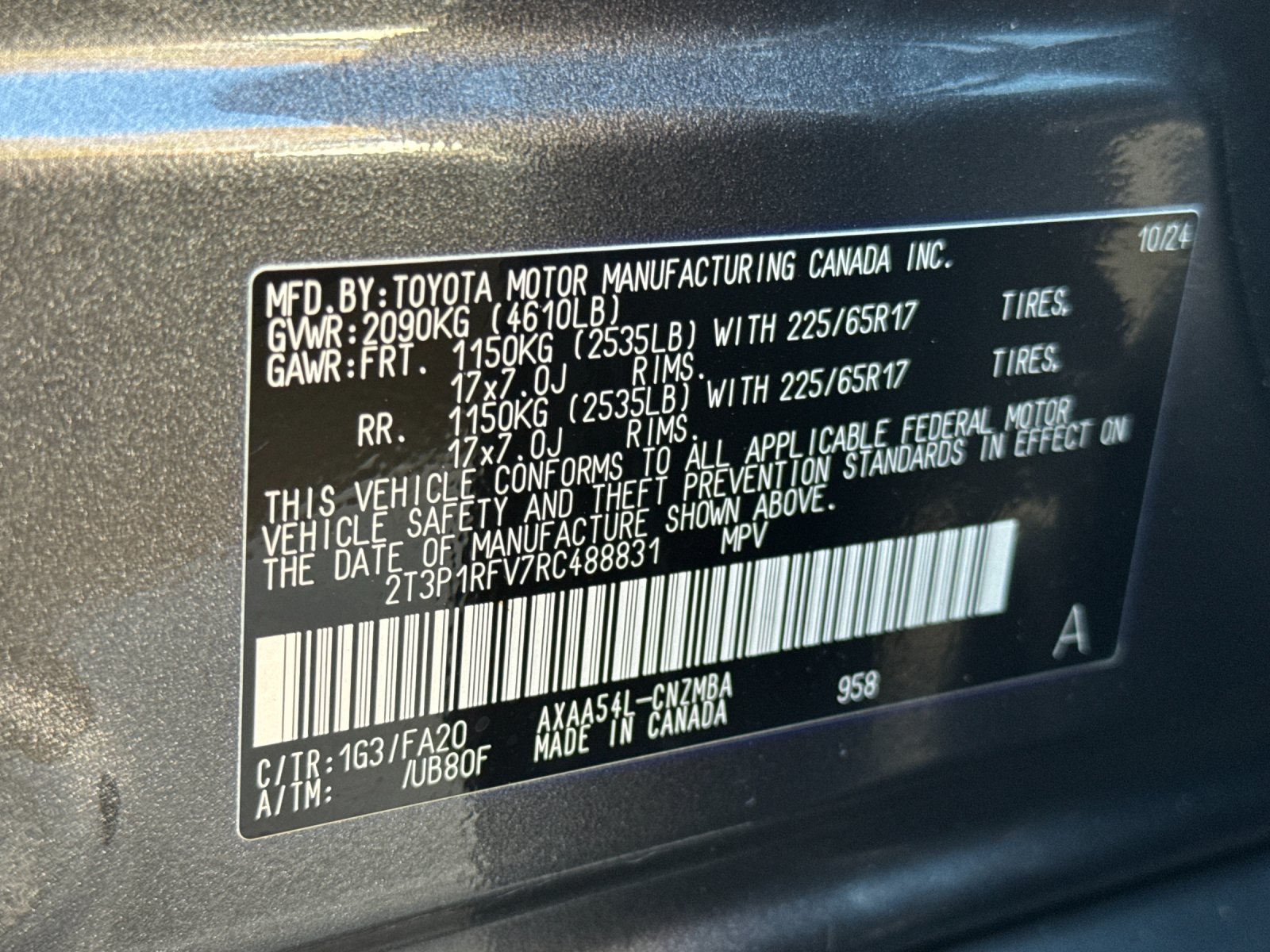 Used 2024 Gray Toyota XLE image 27