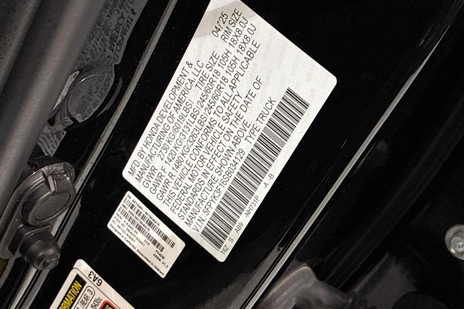Used 2025 Crystal Black Honda Sport image 43
