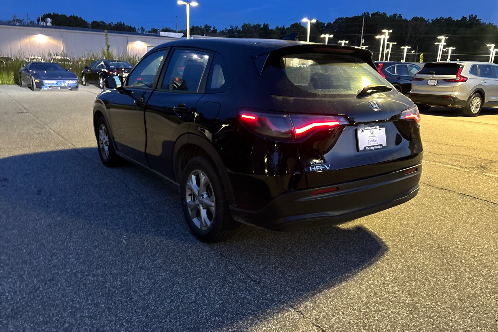 Certified Used 2025 Crystal Black Pearl Honda LX image 3