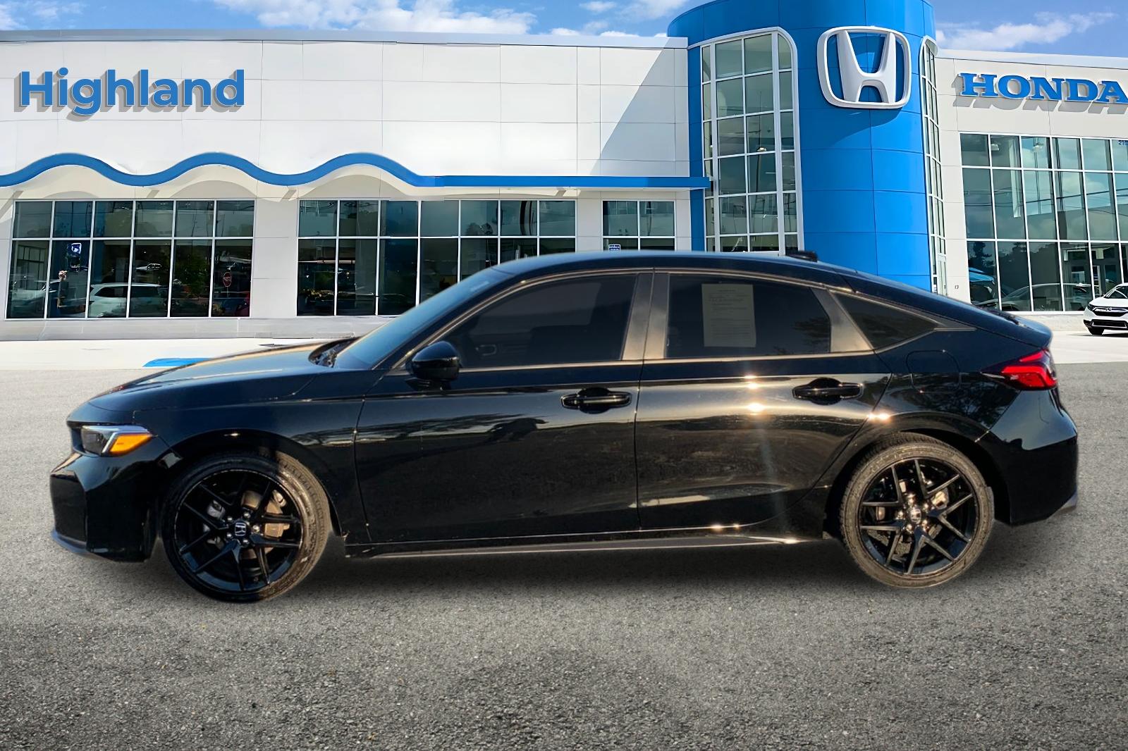 Certified Used 2025 Crystal Black Pearl Honda Sport image 2