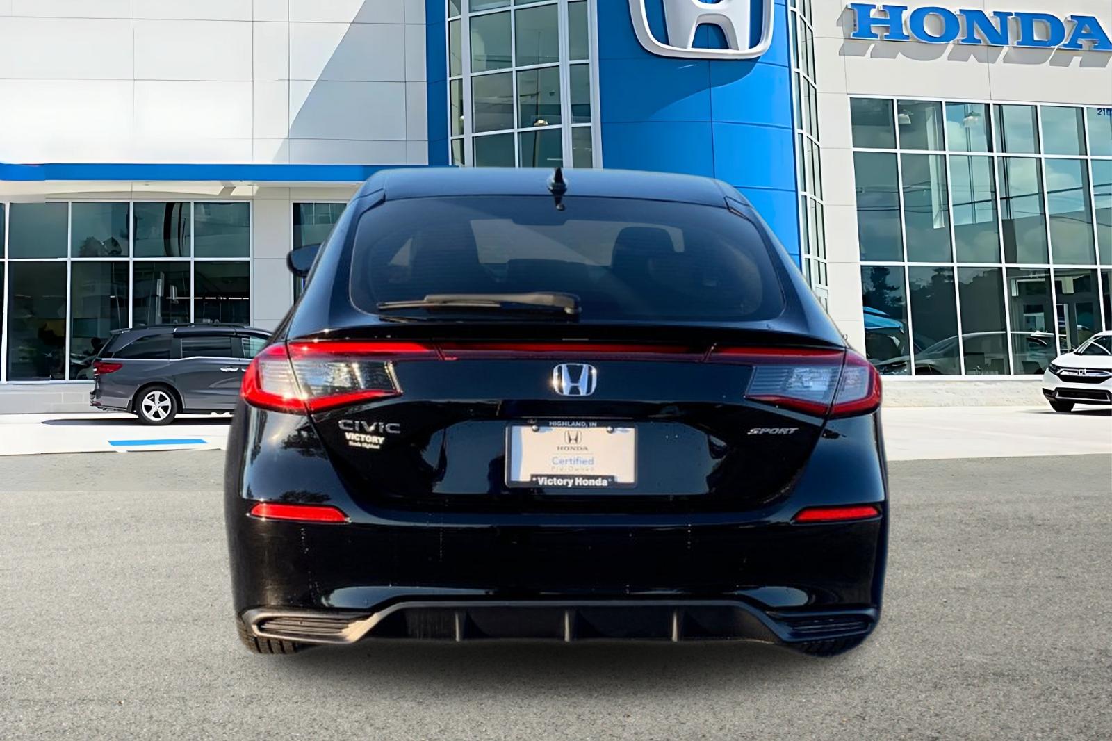 Certified Used 2025 Crystal Black Pearl Honda Sport image 4