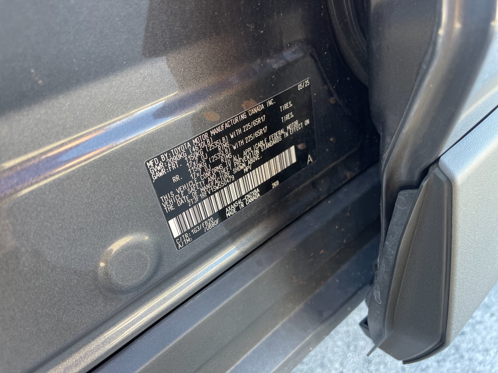 Used 2025 Gray Toyota LE image 33