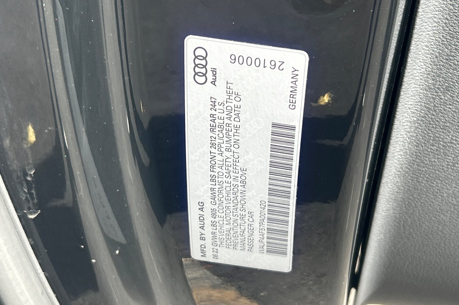 Used 2023 Mythos Black Metallic/Black Roof Audi 3.0T Premium Plus image 29