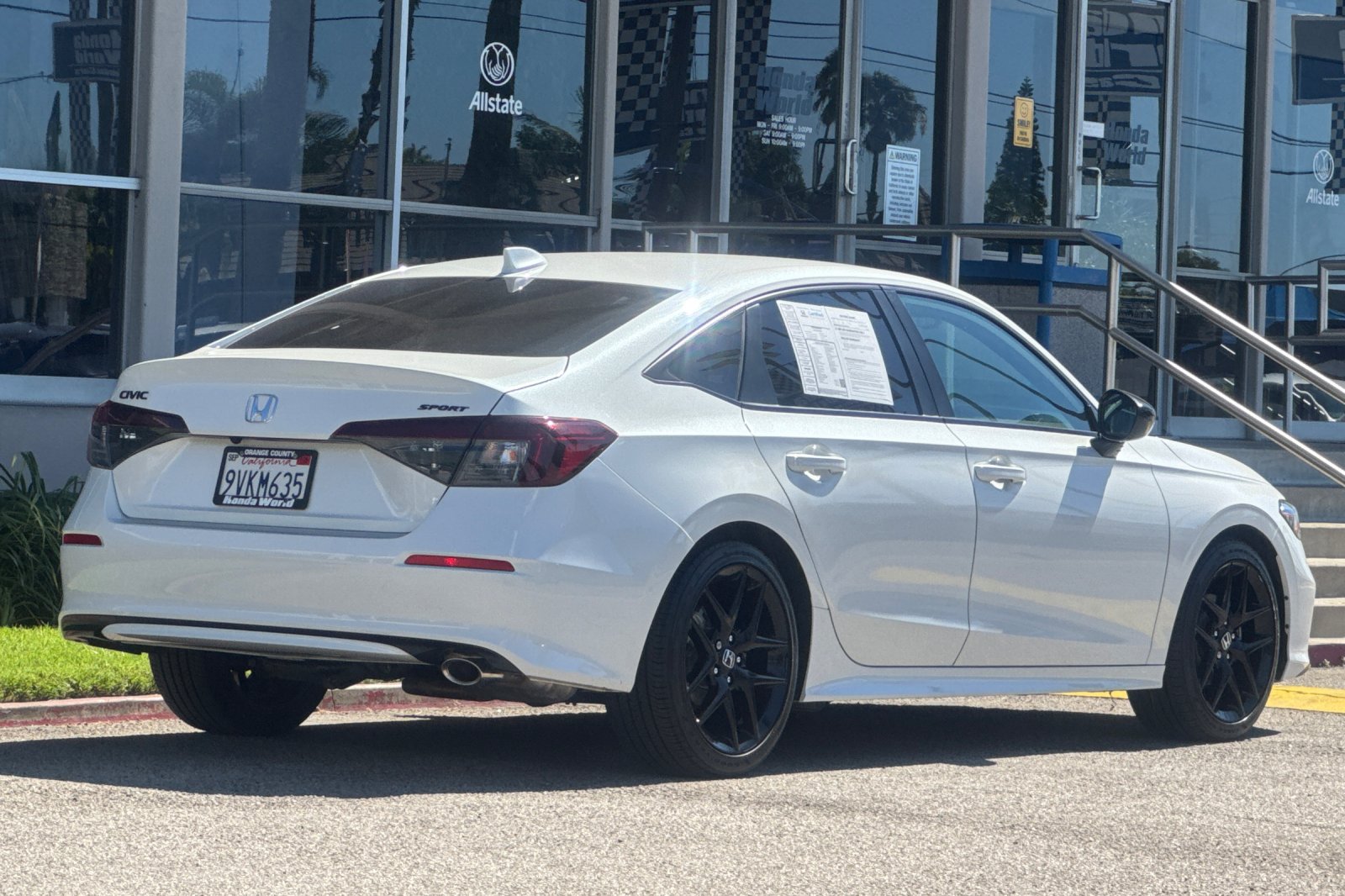 Certified Used 2026 Platinum White Pearl Honda 2WD SPORT image 4