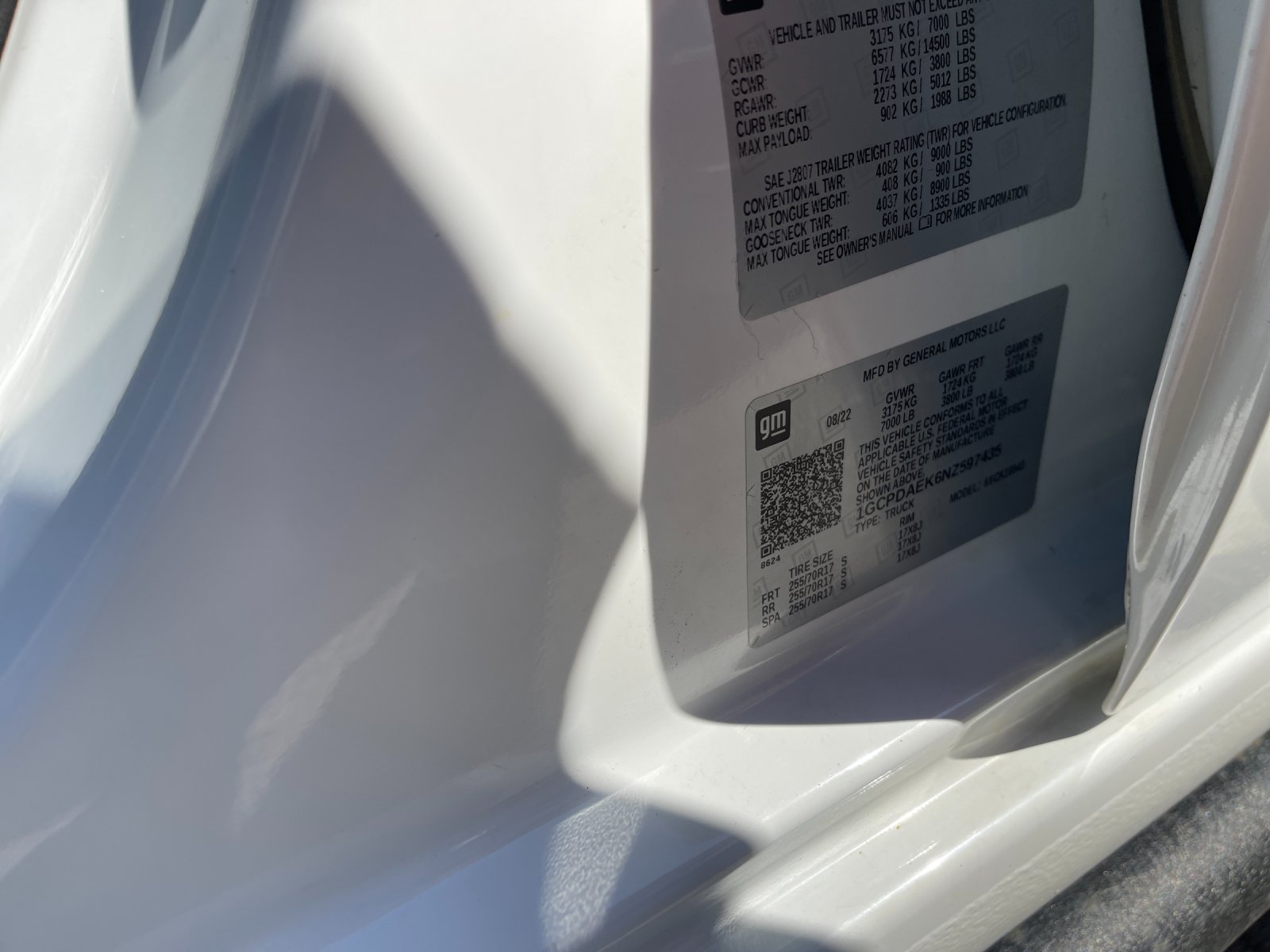 Used 2022 White Chevrolet WT image 32