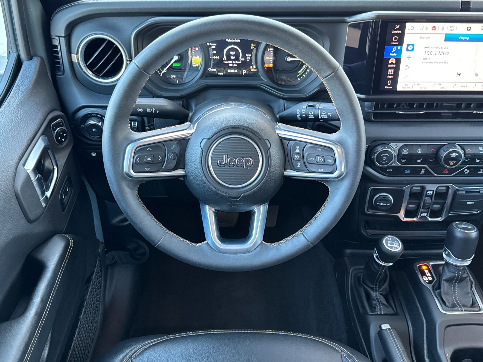 Used 2024 Gray Jeep Sahara 4xe image 14