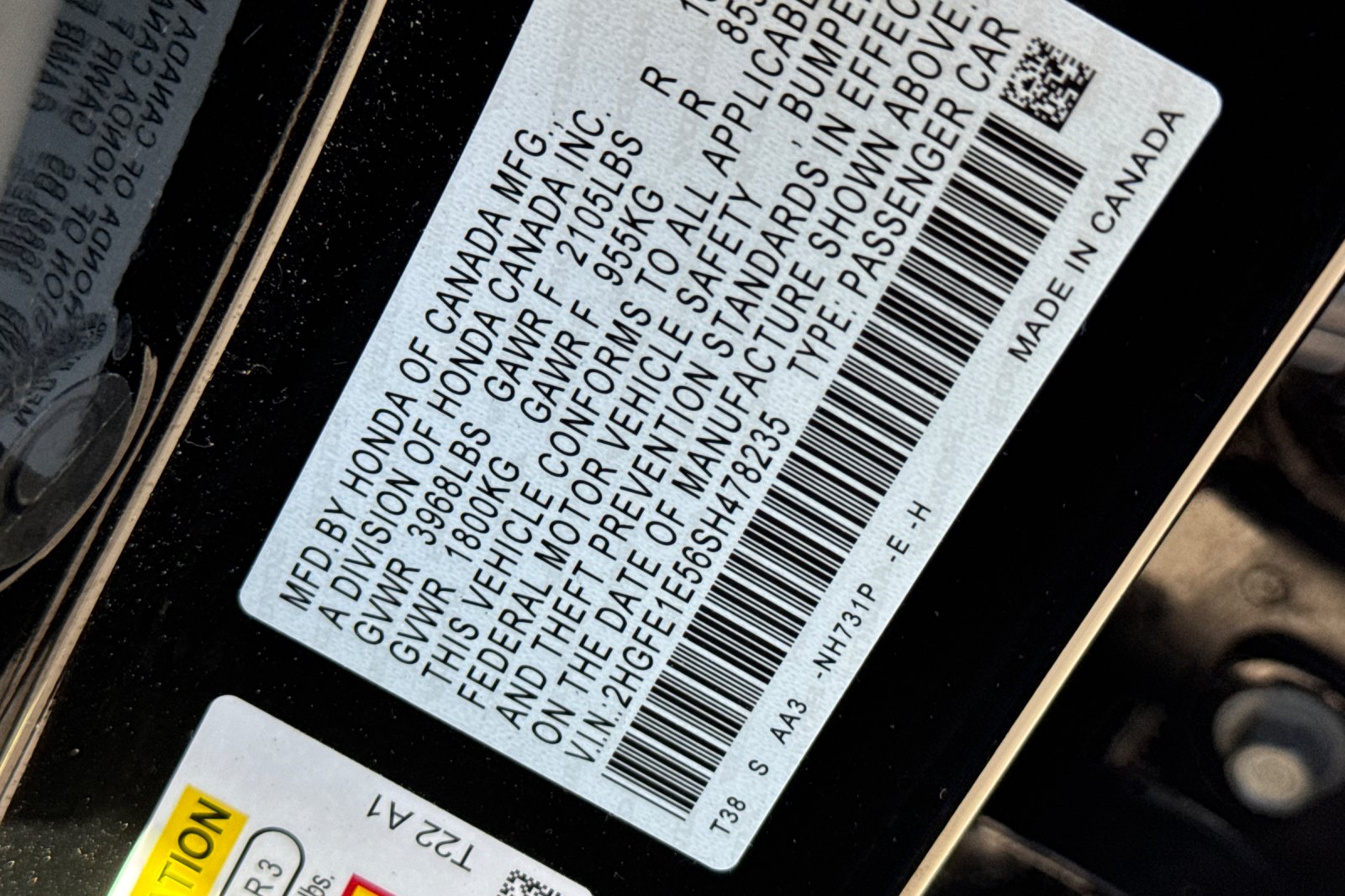 Certified Used 2025 Crystal Black Pearl Honda SI image 27