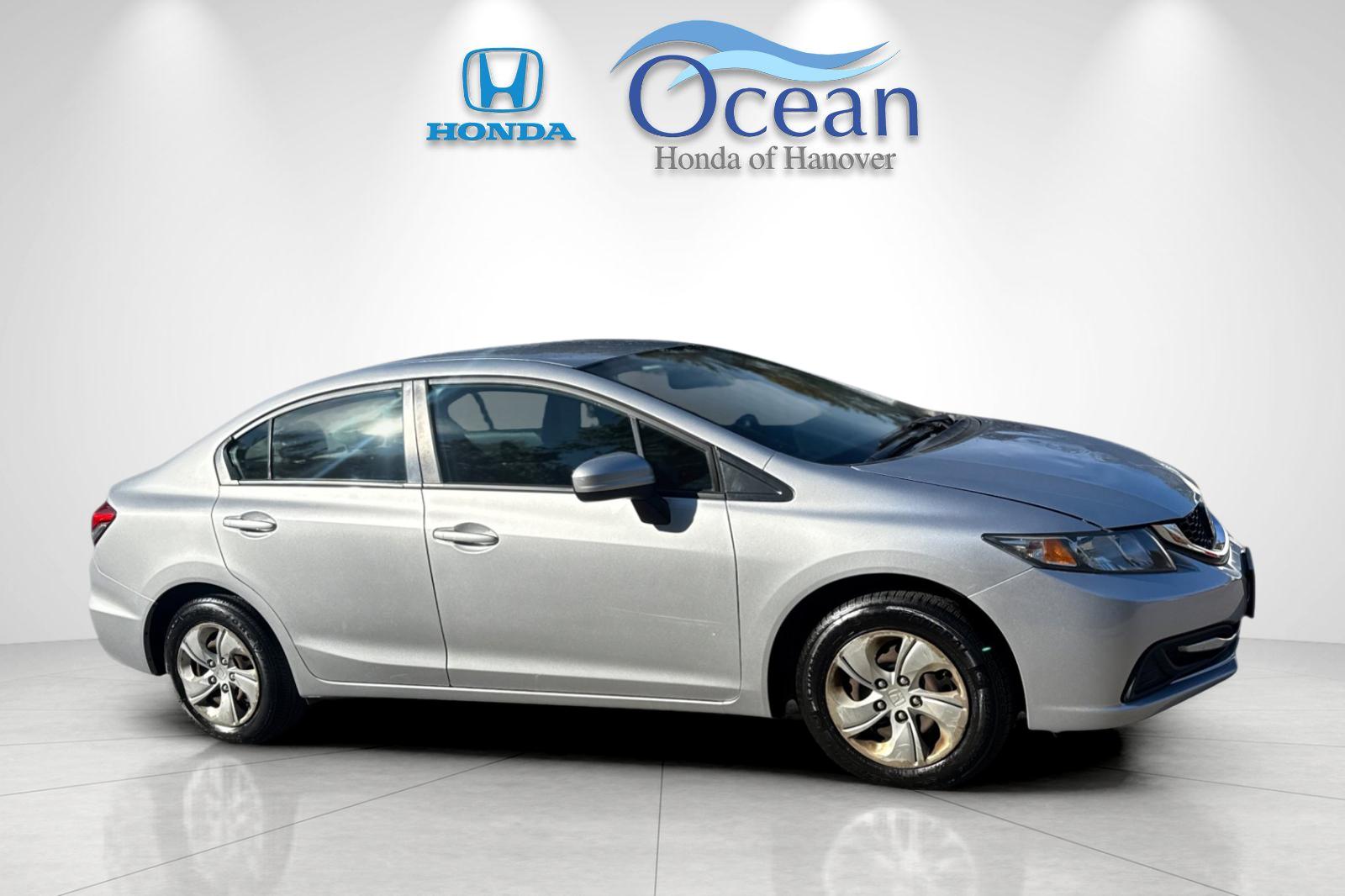 Used 2015 Honda Civic LX with VIN 19XFB2F5XFE217459 for sale in Hanover, MA