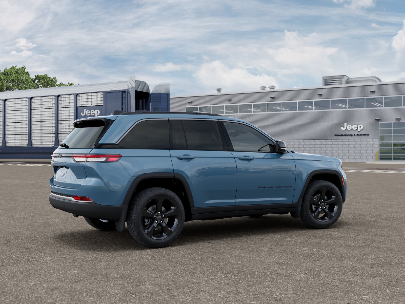 New 2027 Steel Blue Paint Jeep Limited image 4