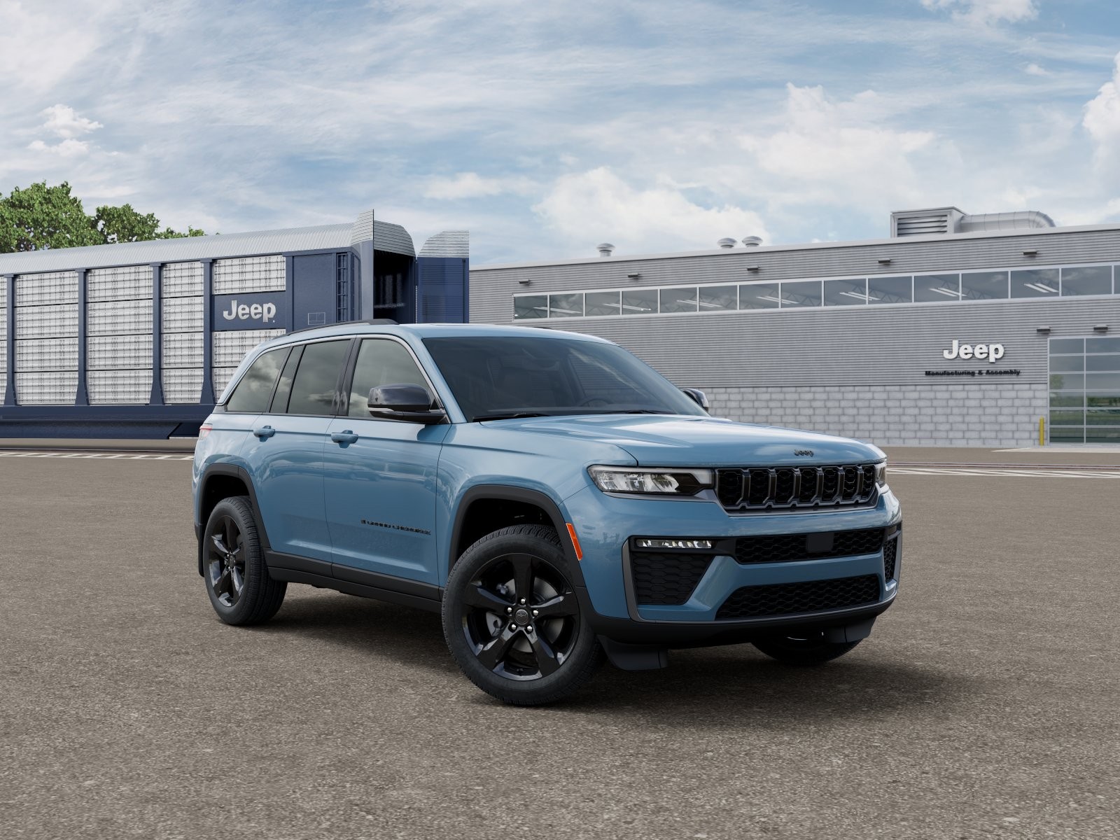 New 2027 Steel Blue Paint Jeep Limited image 5