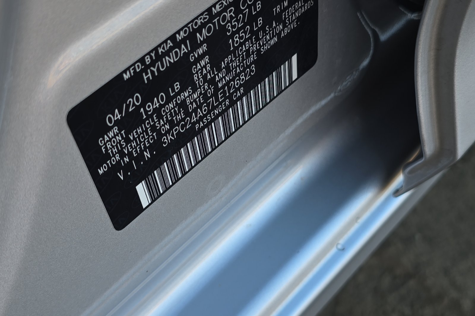 Used 2020 Silver Hyundai SEL image 22