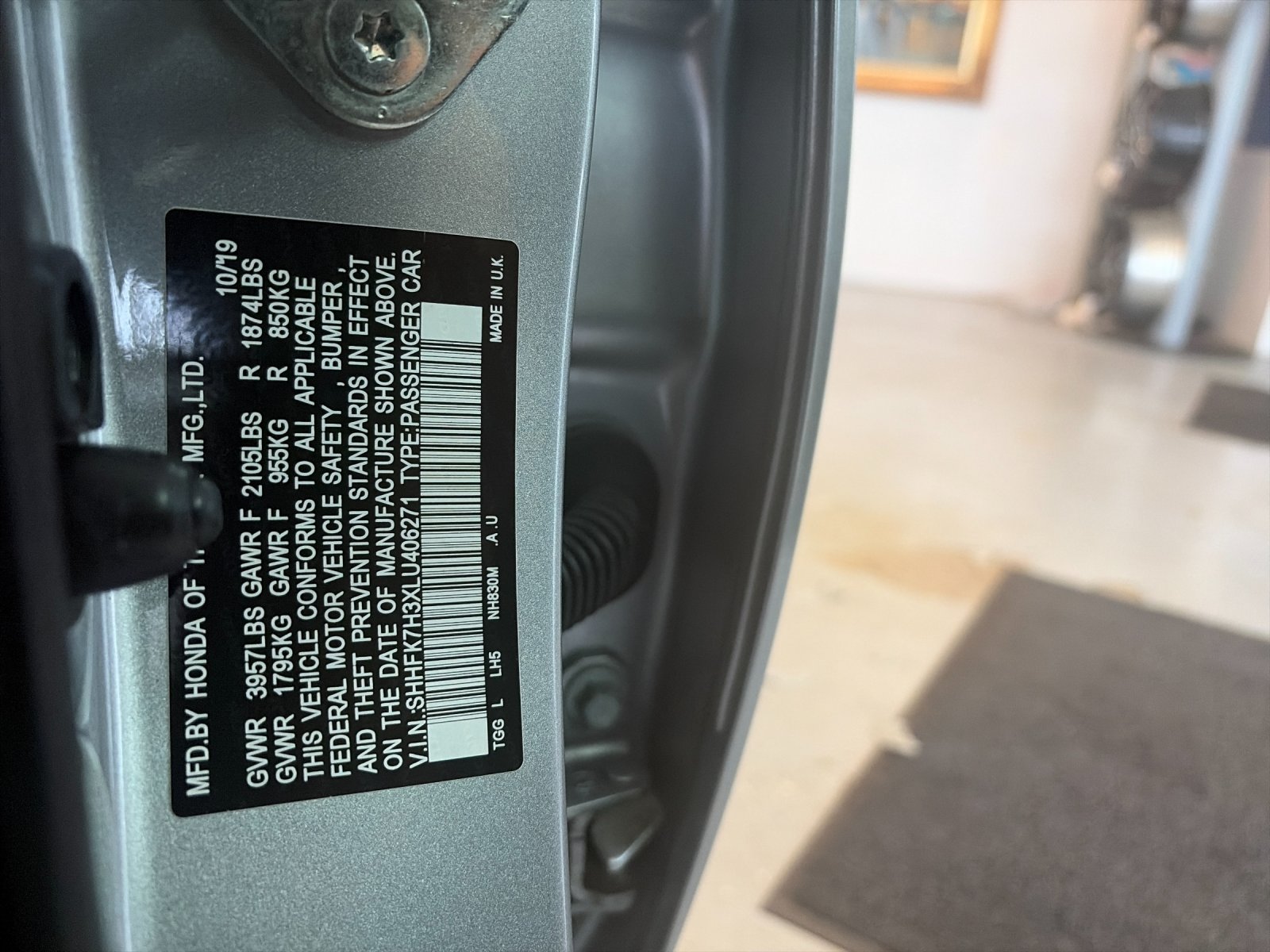 Used 2020 Polished Metal Metallic Honda LX image 33