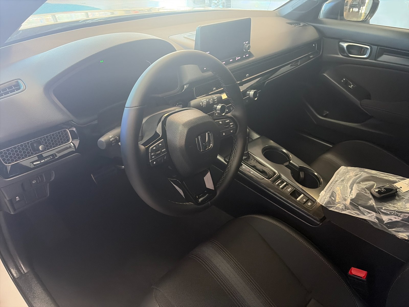 New 2026 Platinum White Pearl Honda FWD Sport image 11