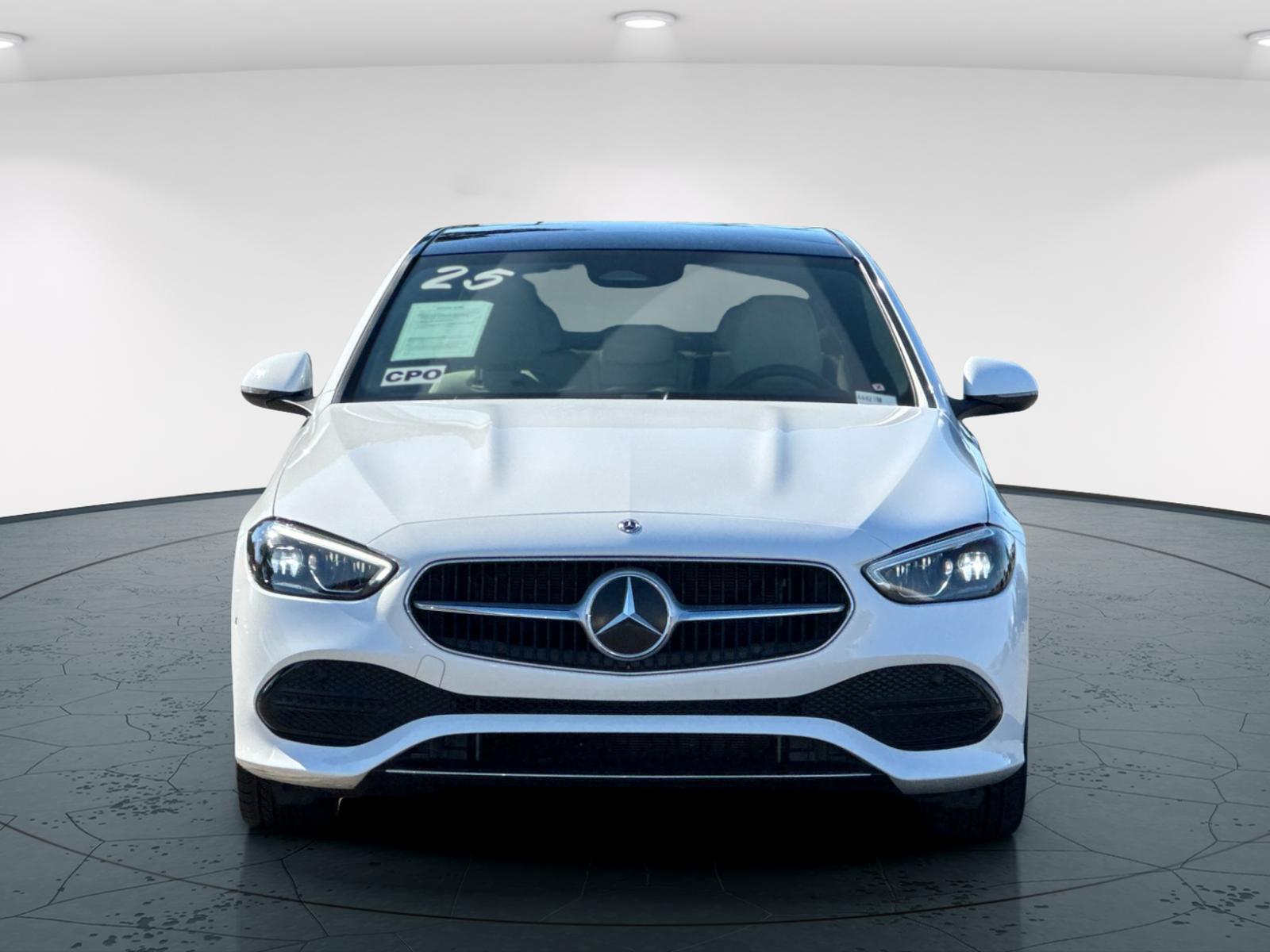 Certified Used 2025 Polar White Mercedes-Benz C 300 4D Sedan 4MATIC® image 9