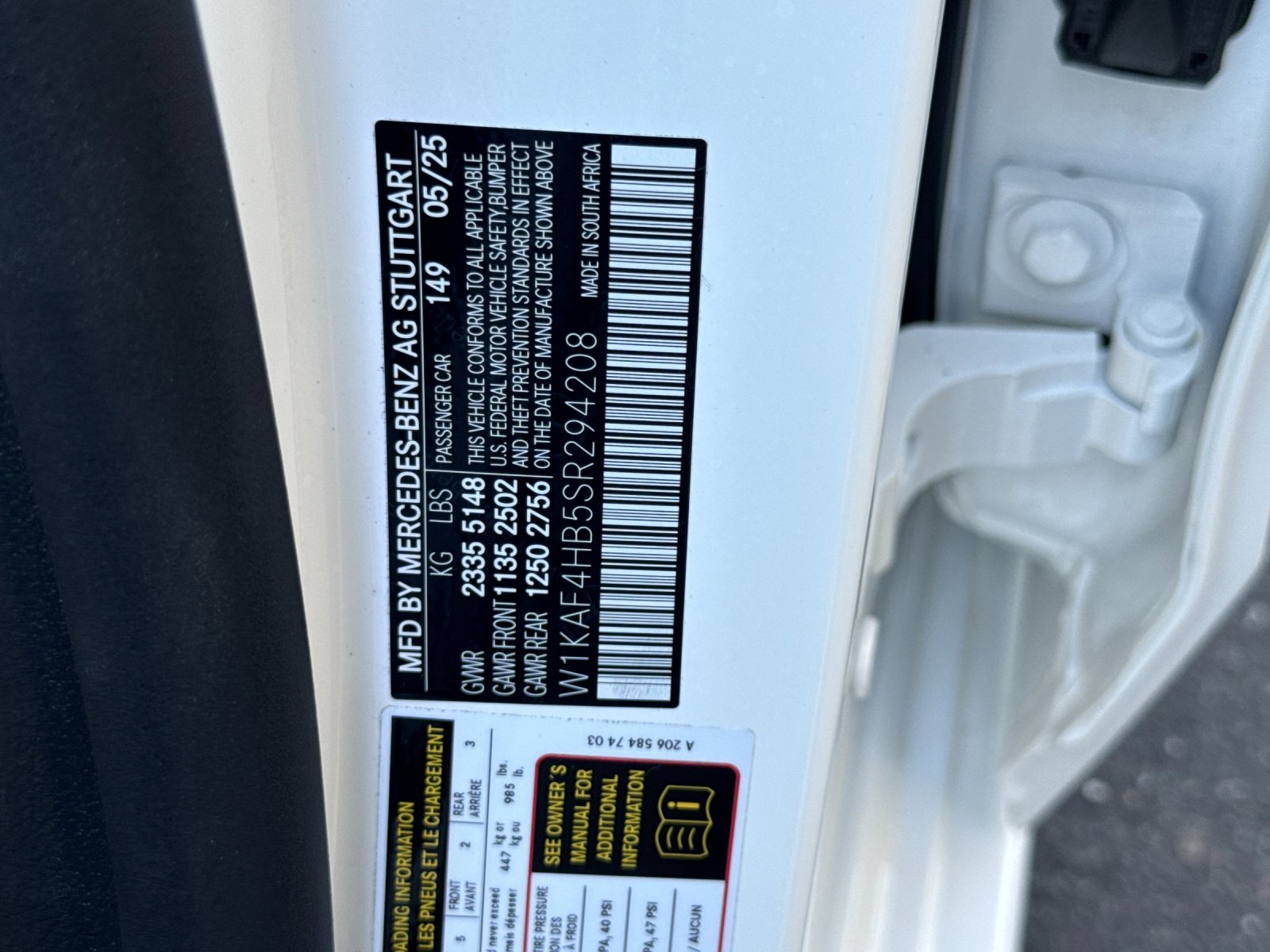 Certified Used 2025 Polar White Mercedes-Benz C 300 4D Sedan 4MATIC® image 34
