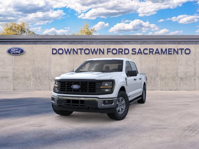 New 2026 Oxford White Ford 4X4 CREW XL HYB image 2